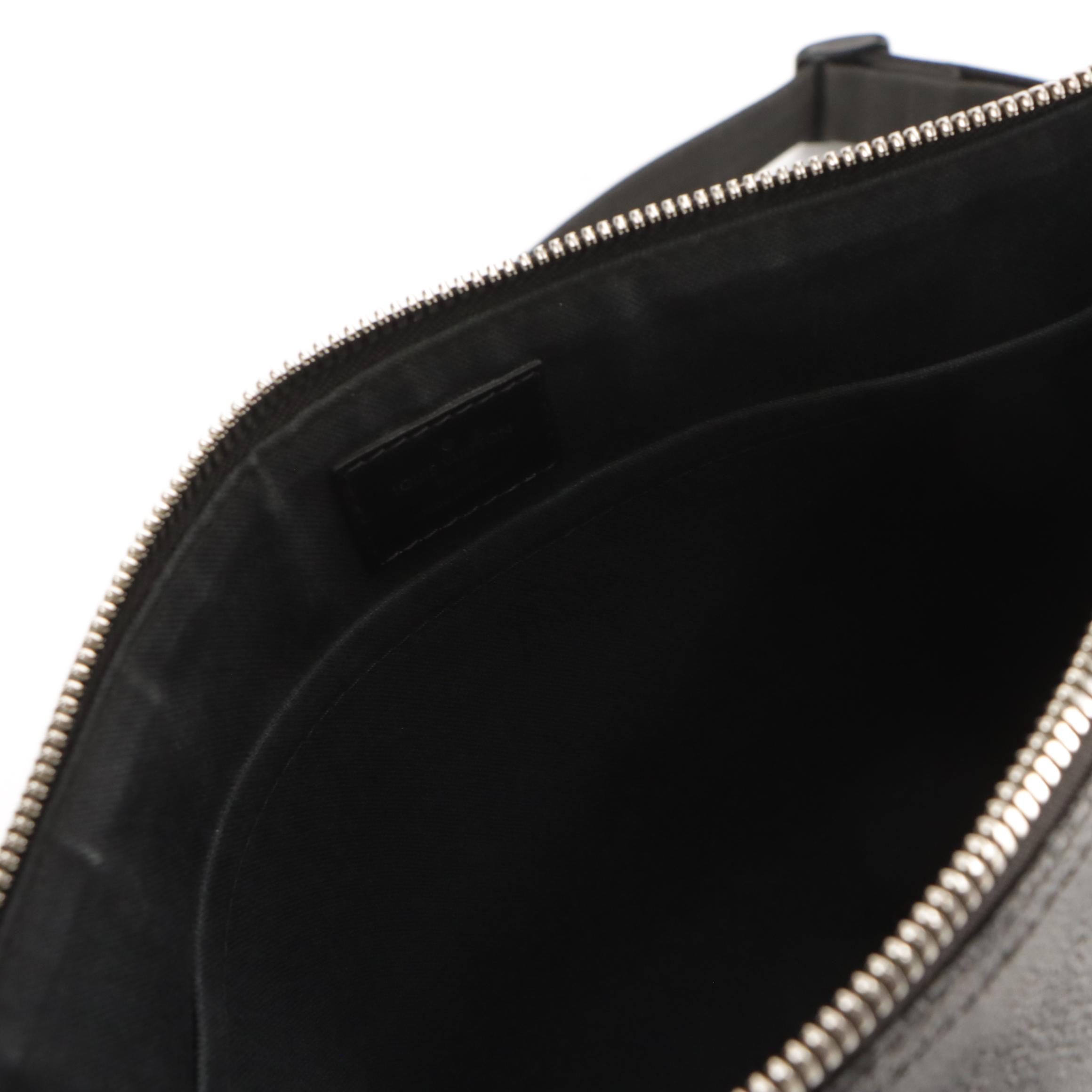 Louis Vuitton Mick PM Crossbody Messenger Bag in Damier Graphite Canvas