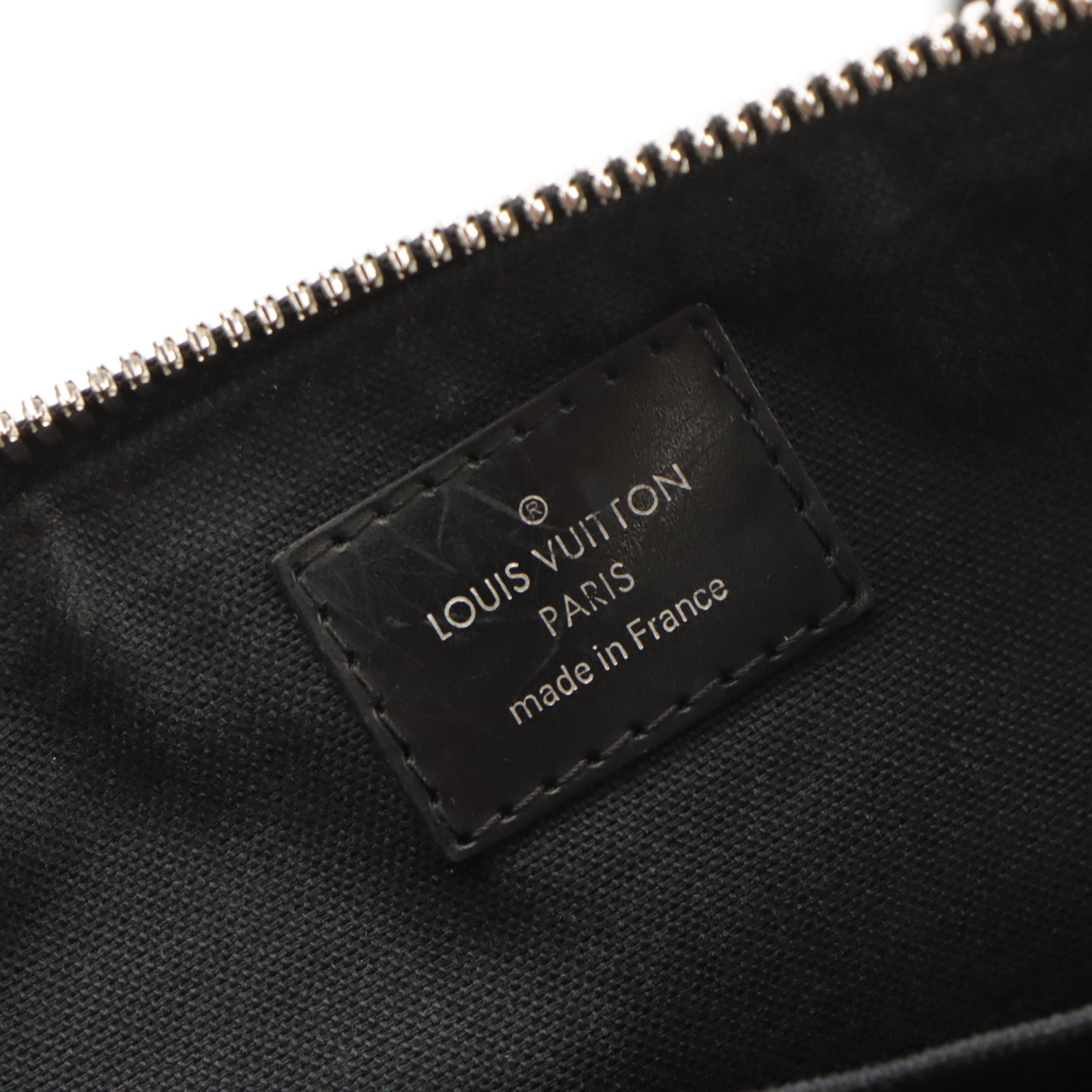 Louis Vuitton Mick PM Crossbody Messenger Bag in Damier Graphite Canvas