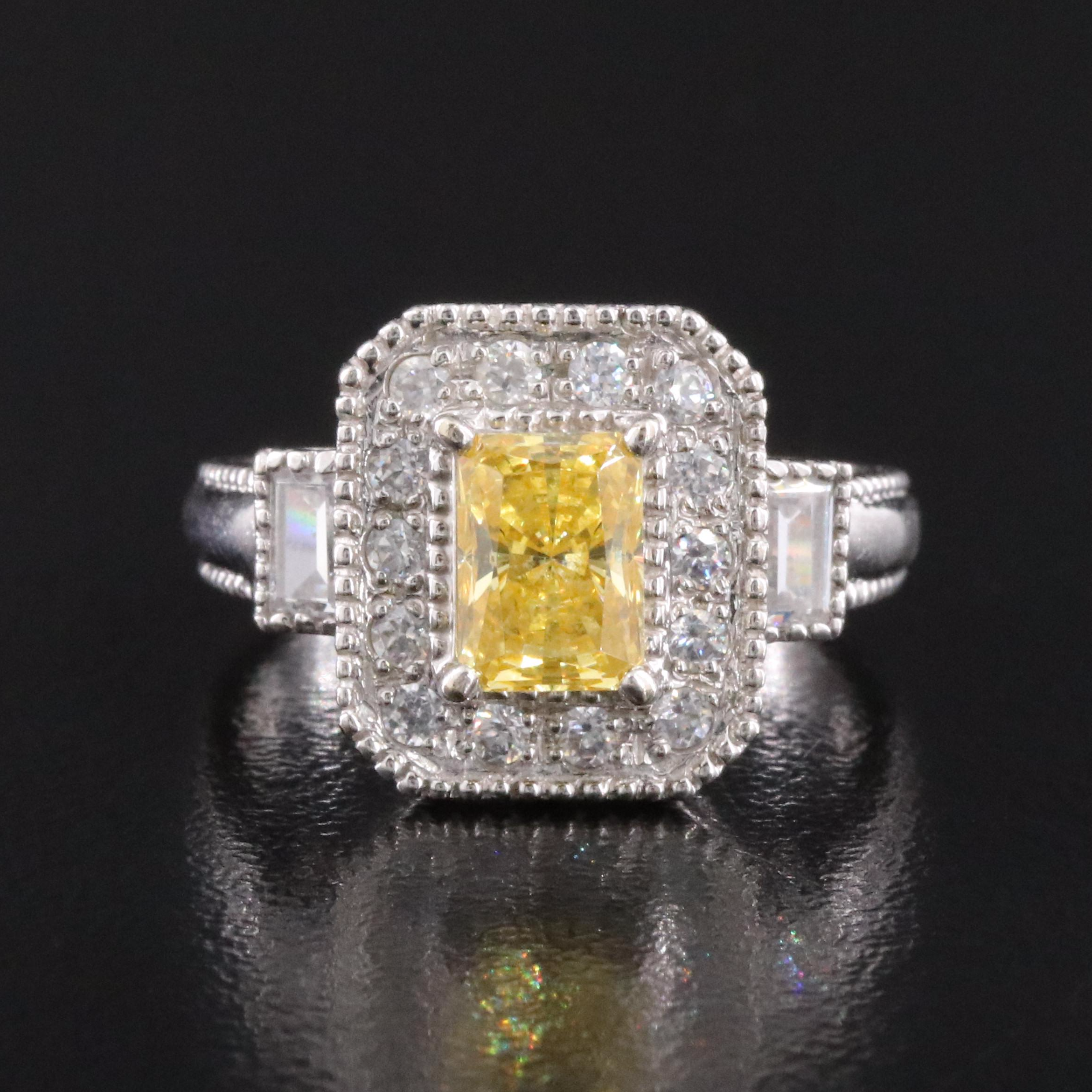 14K CZ Ring