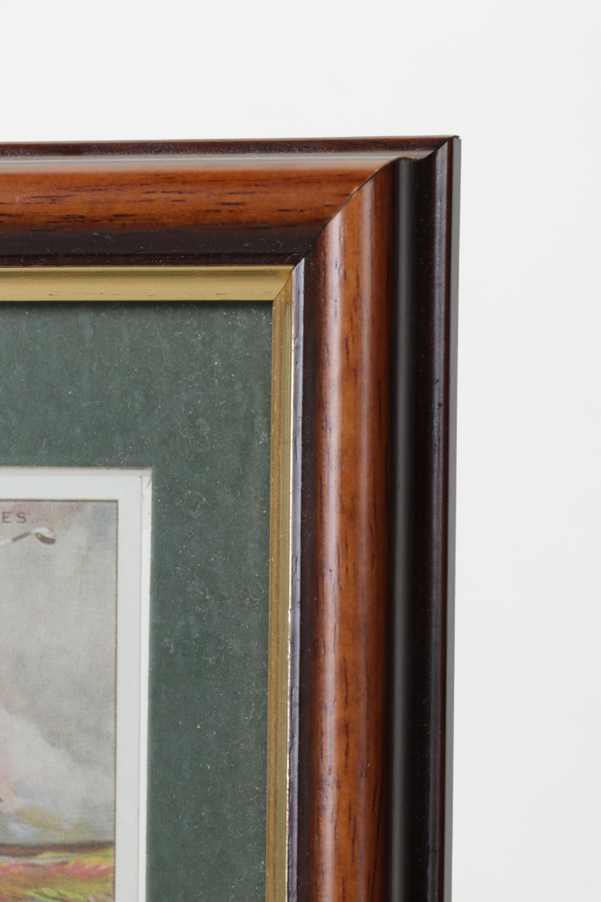 Reproductions of 1930 Tobacco Cards Featuring Color Renderings of Famous Golfers