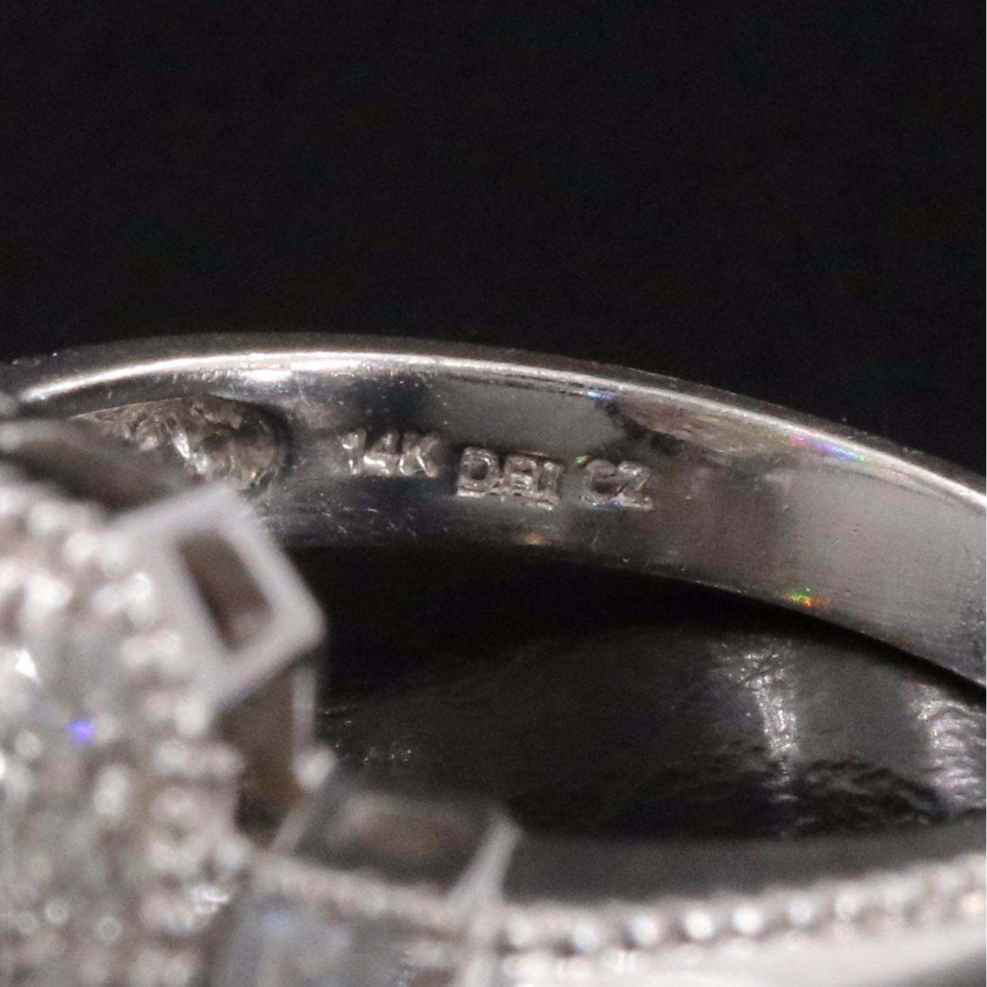 14K CZ Ring
