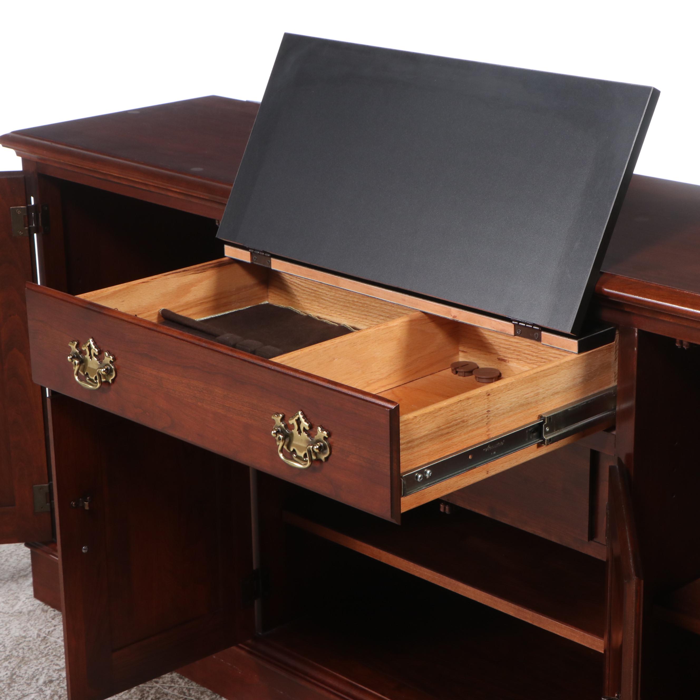 Pennsylvania House Federal Style Cherry Illuminated China Cabinet