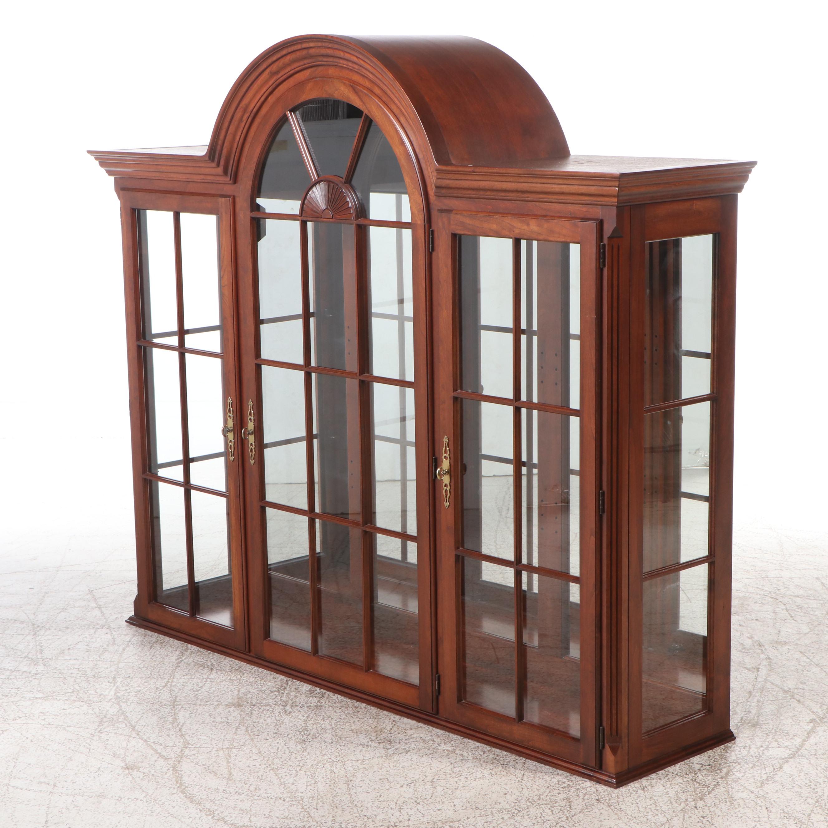 Pennsylvania House Federal Style Cherry Illuminated China Cabinet