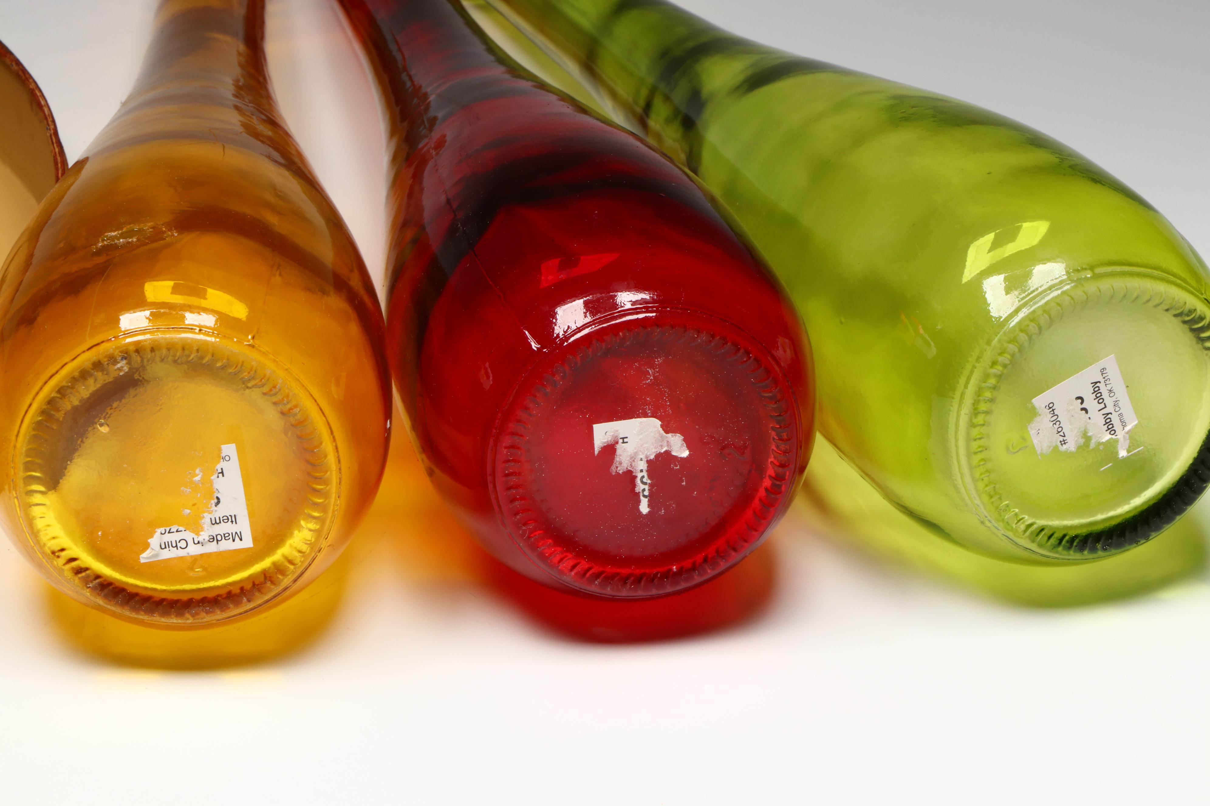 Wine Decanter with Other Glass Bottles and Barware