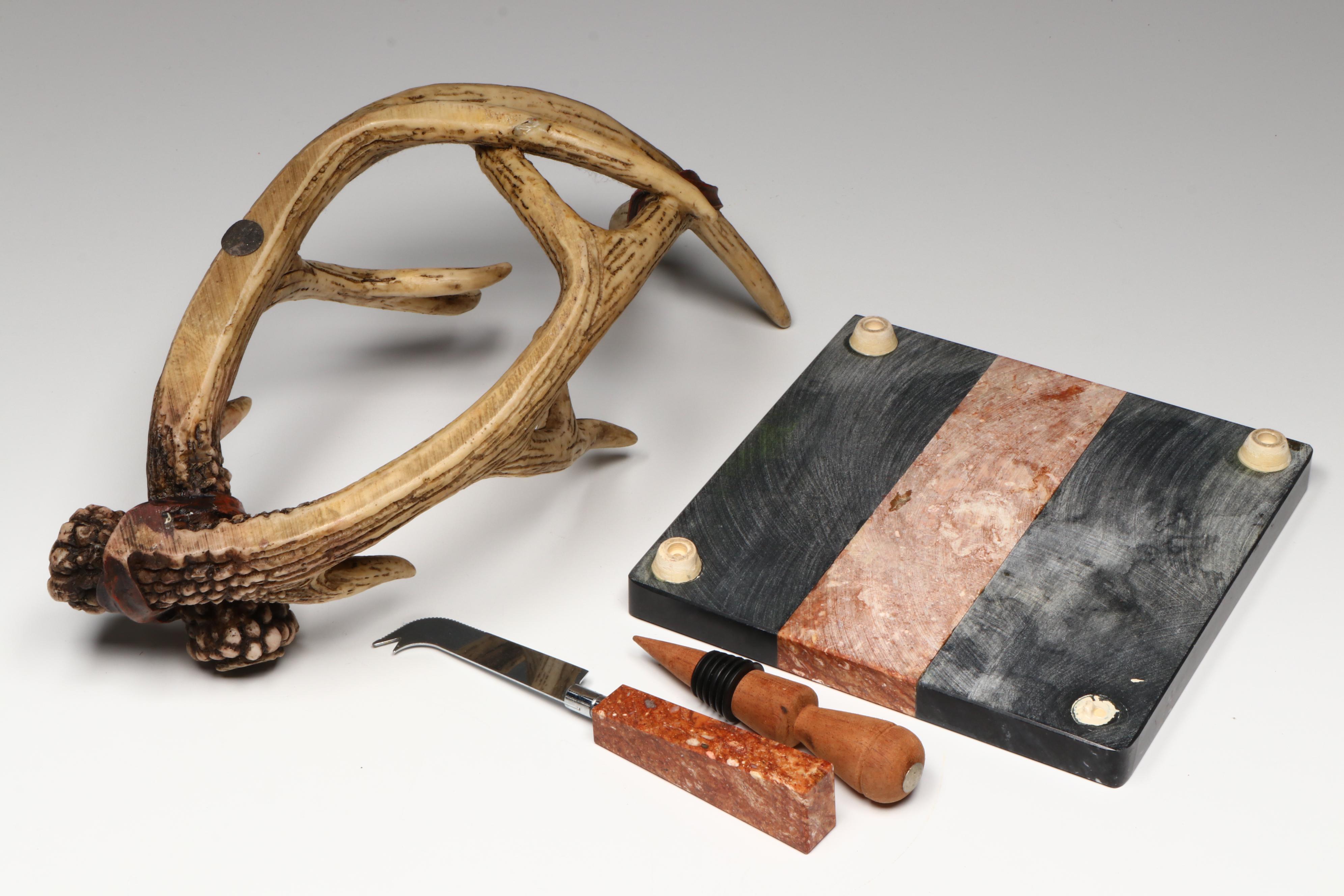 Wine Decanter with Other Glass Bottles and Barware