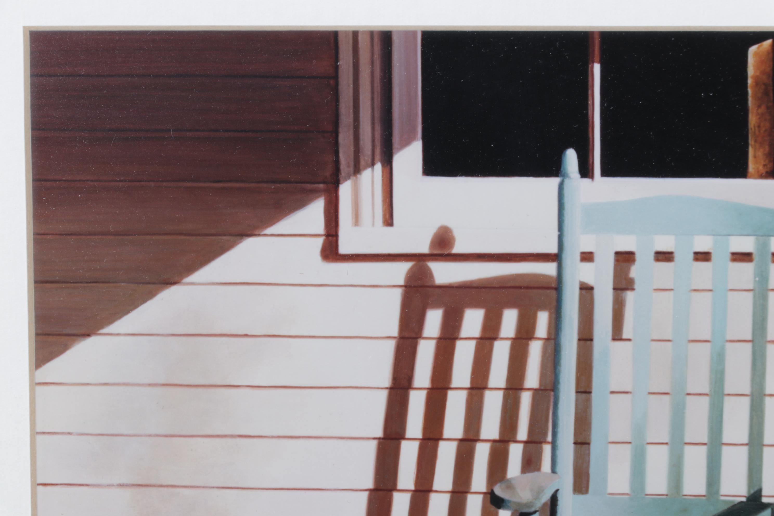 Bruce J. Peeso Giclée "Molly's Rocker", Late 20th Century