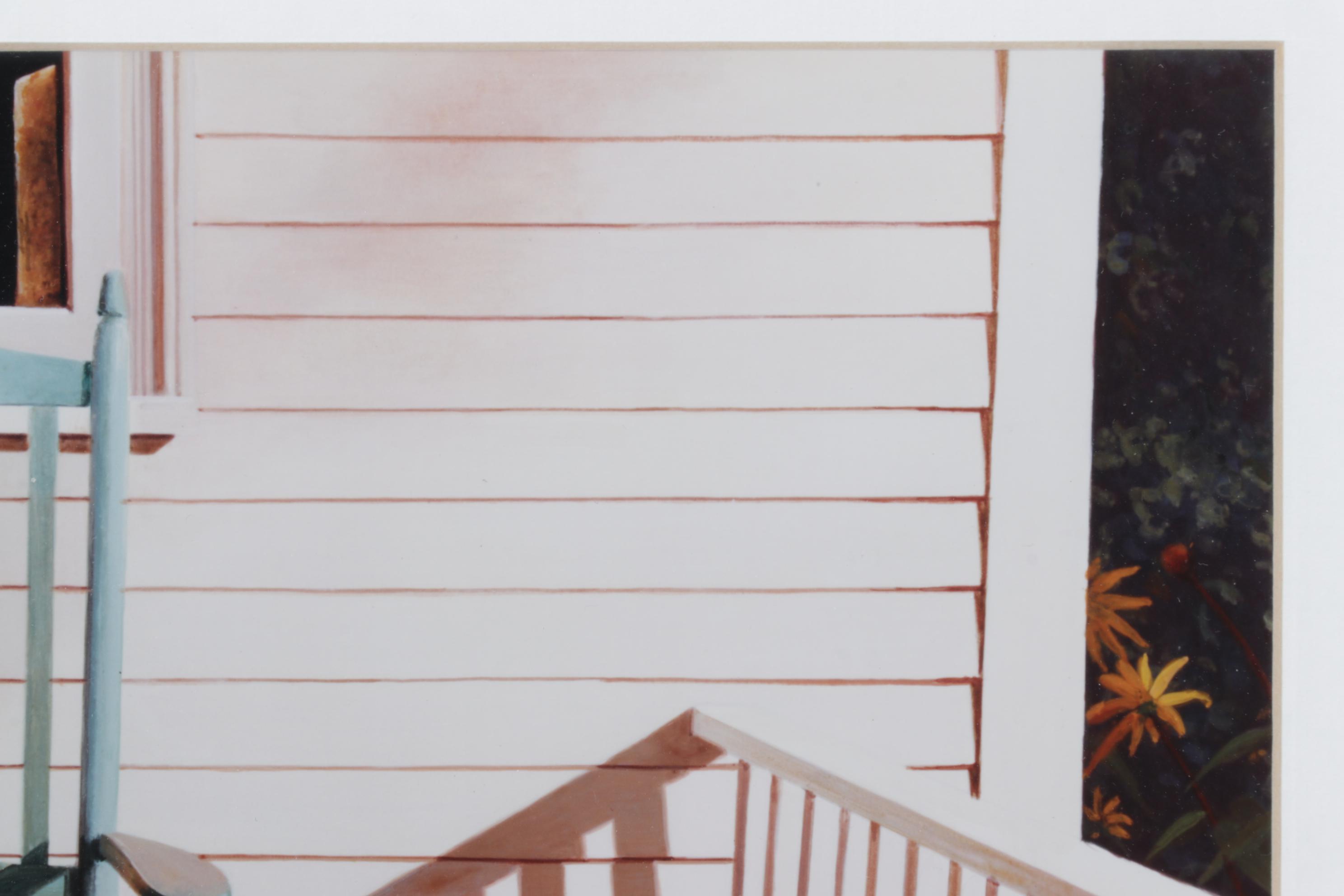 Bruce J. Peeso Giclée "Molly's Rocker", Late 20th Century