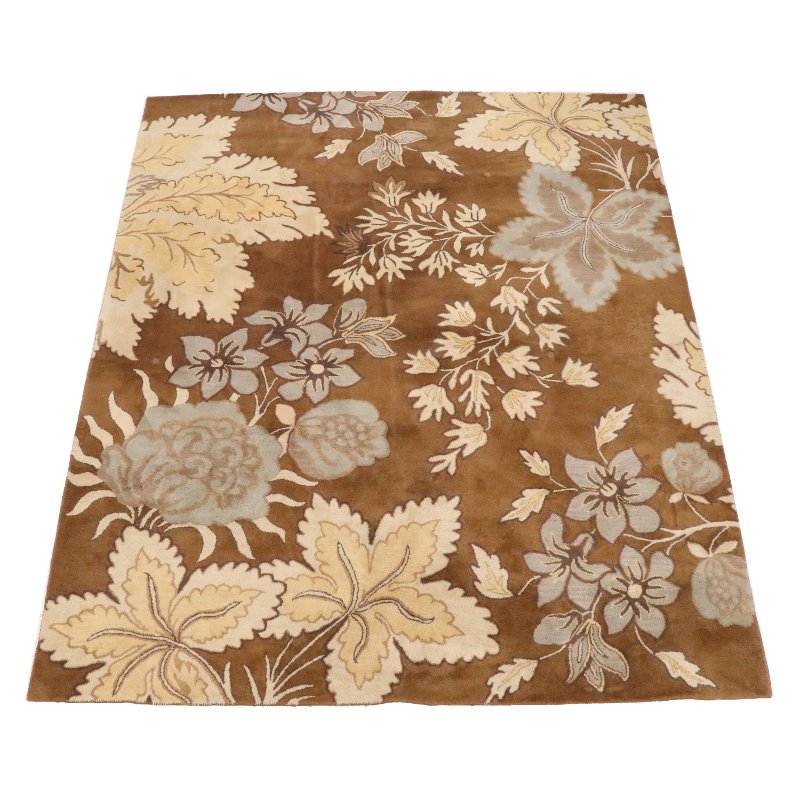 8' x 9'11 Hand-Tufted Pottery Barn Wool Area Rug