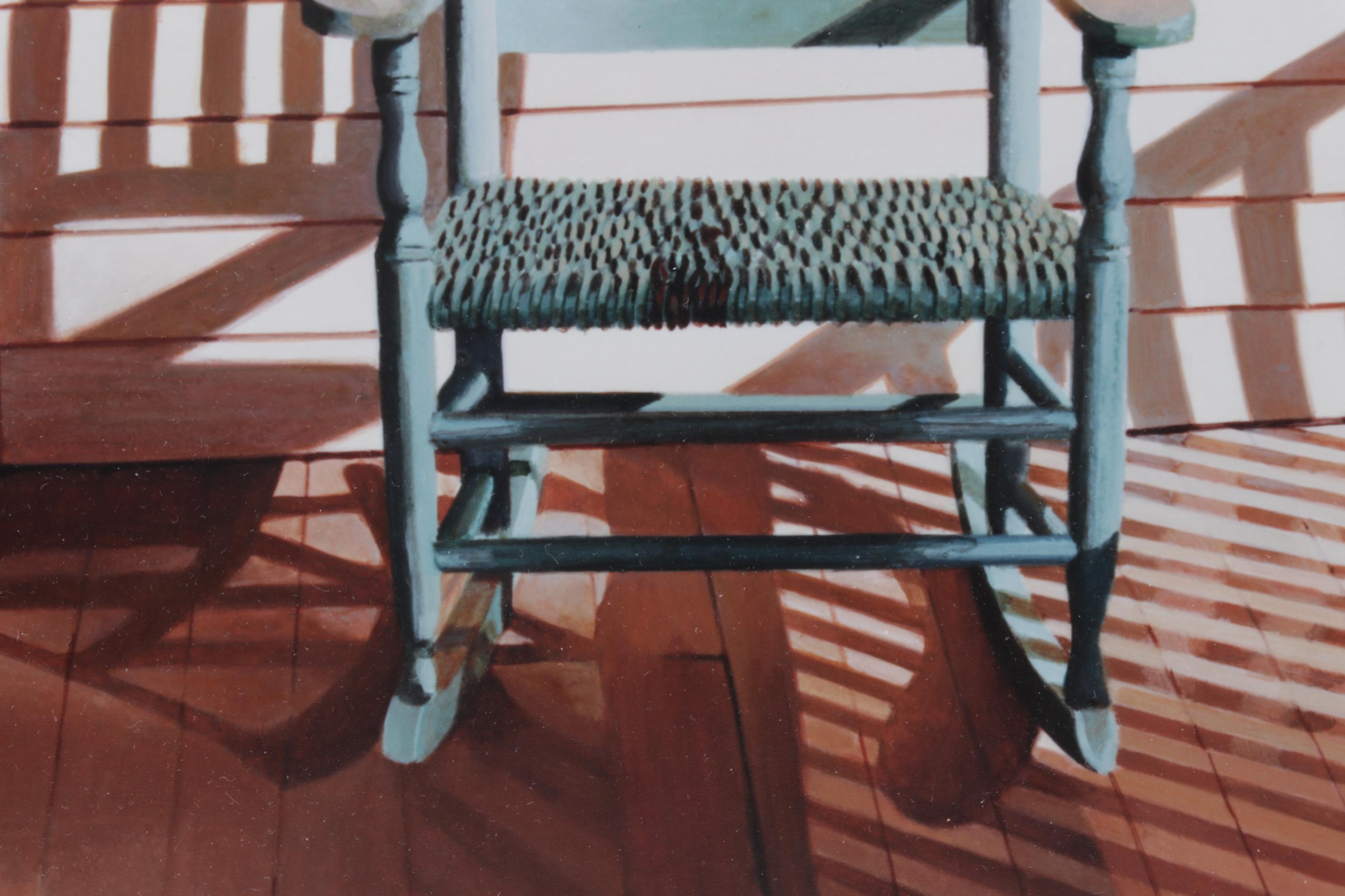 Bruce J. Peeso Giclée "Molly's Rocker", Late 20th Century