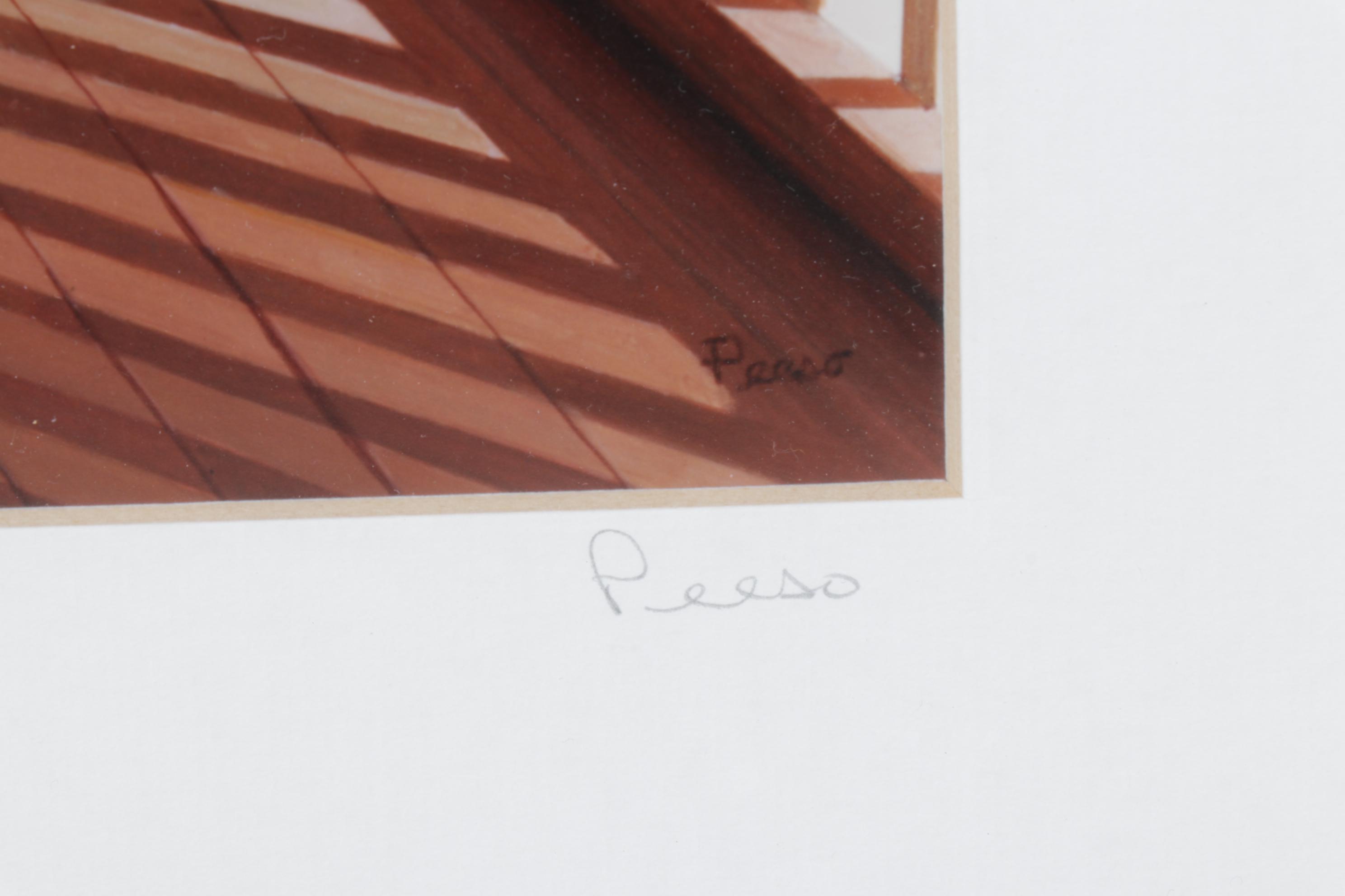 Bruce J. Peeso Giclée "Molly's Rocker", Late 20th Century