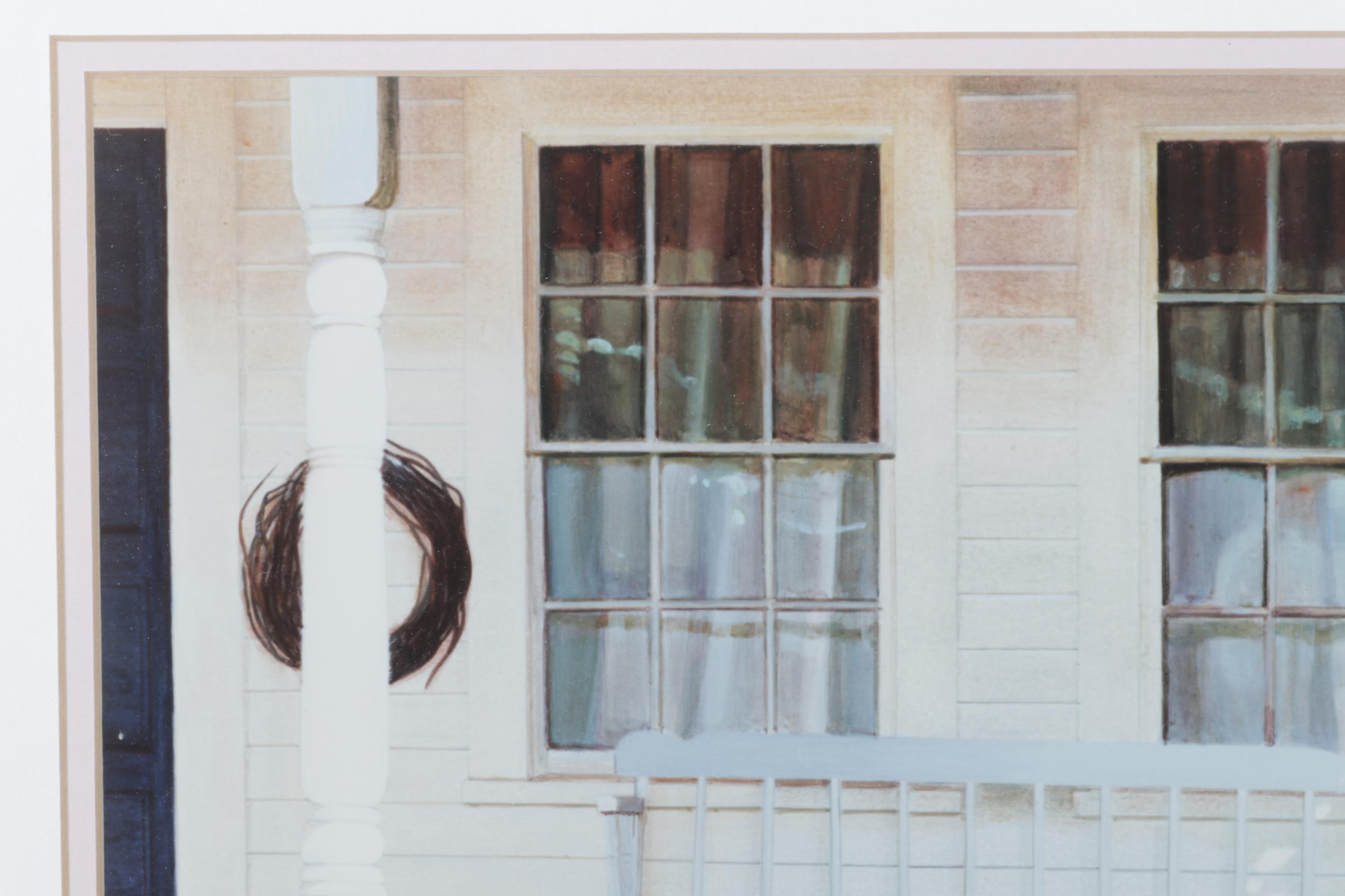 Bruce J. Peeso Giclée "Lemonade Porch", Late 20th Century