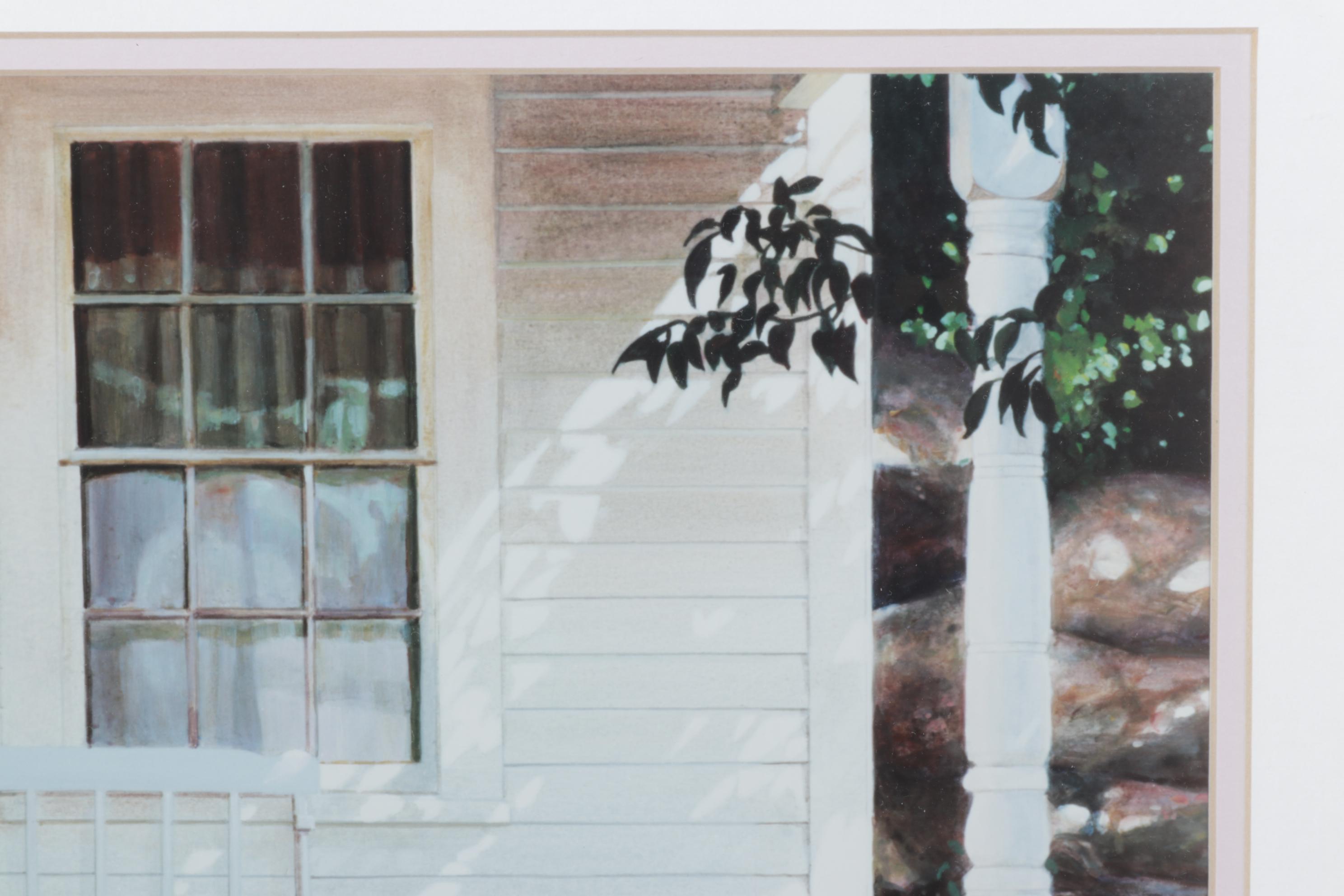 Bruce J. Peeso Giclée "Lemonade Porch", Late 20th Century