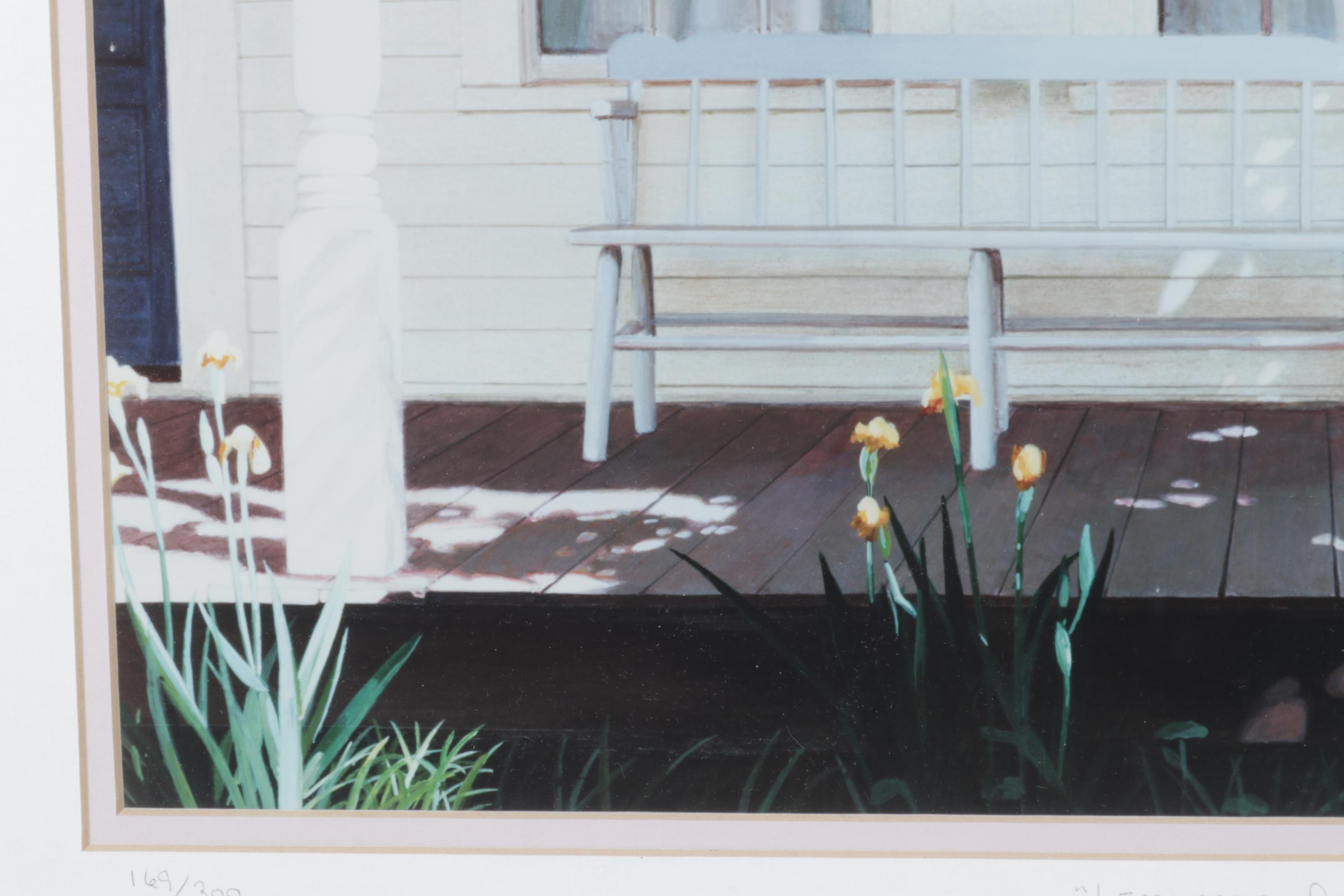 Bruce J. Peeso Giclée "Lemonade Porch", Late 20th Century