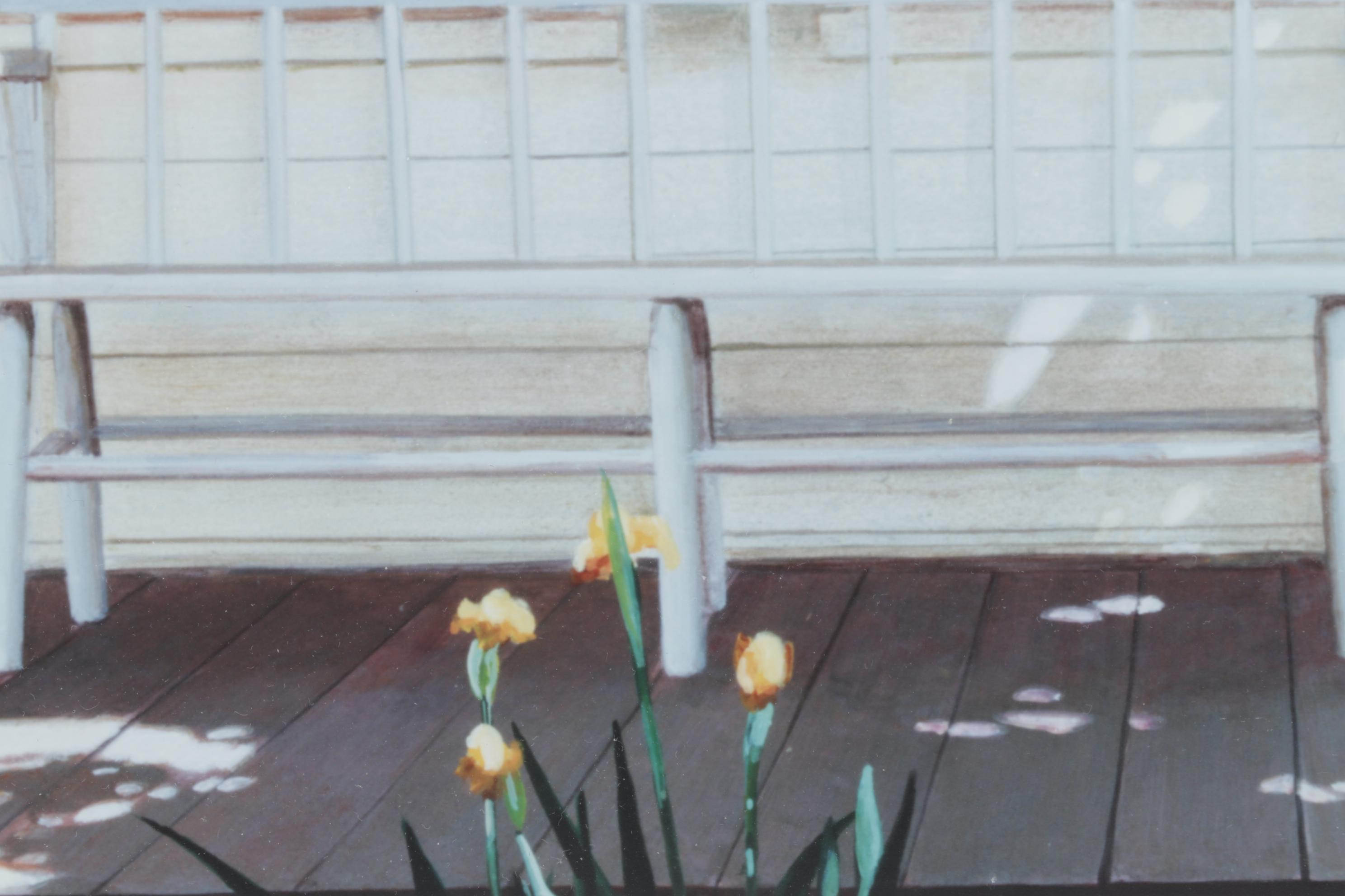 Bruce J. Peeso Giclée "Lemonade Porch", Late 20th Century