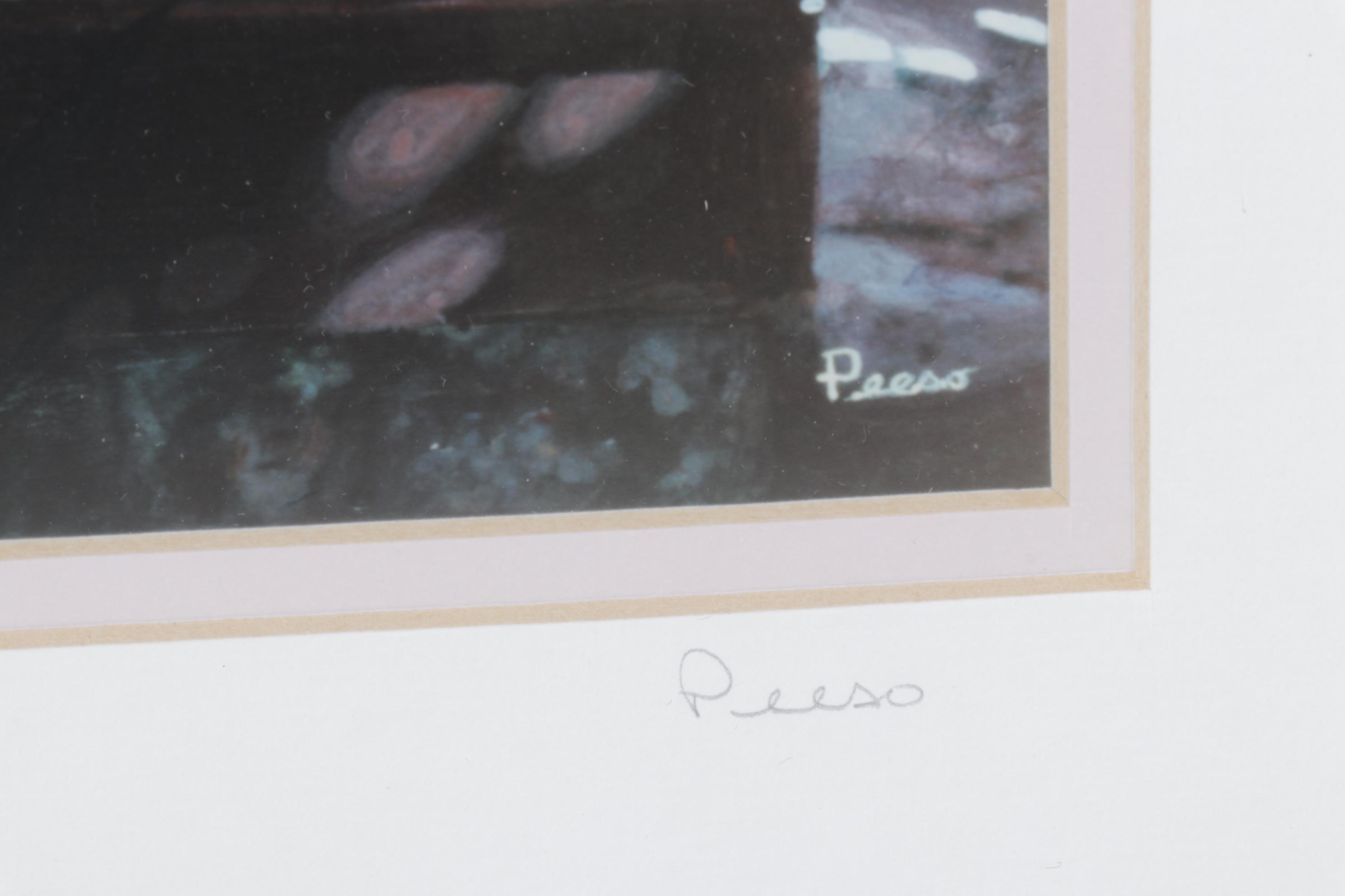 Bruce J. Peeso Giclée "Lemonade Porch", Late 20th Century