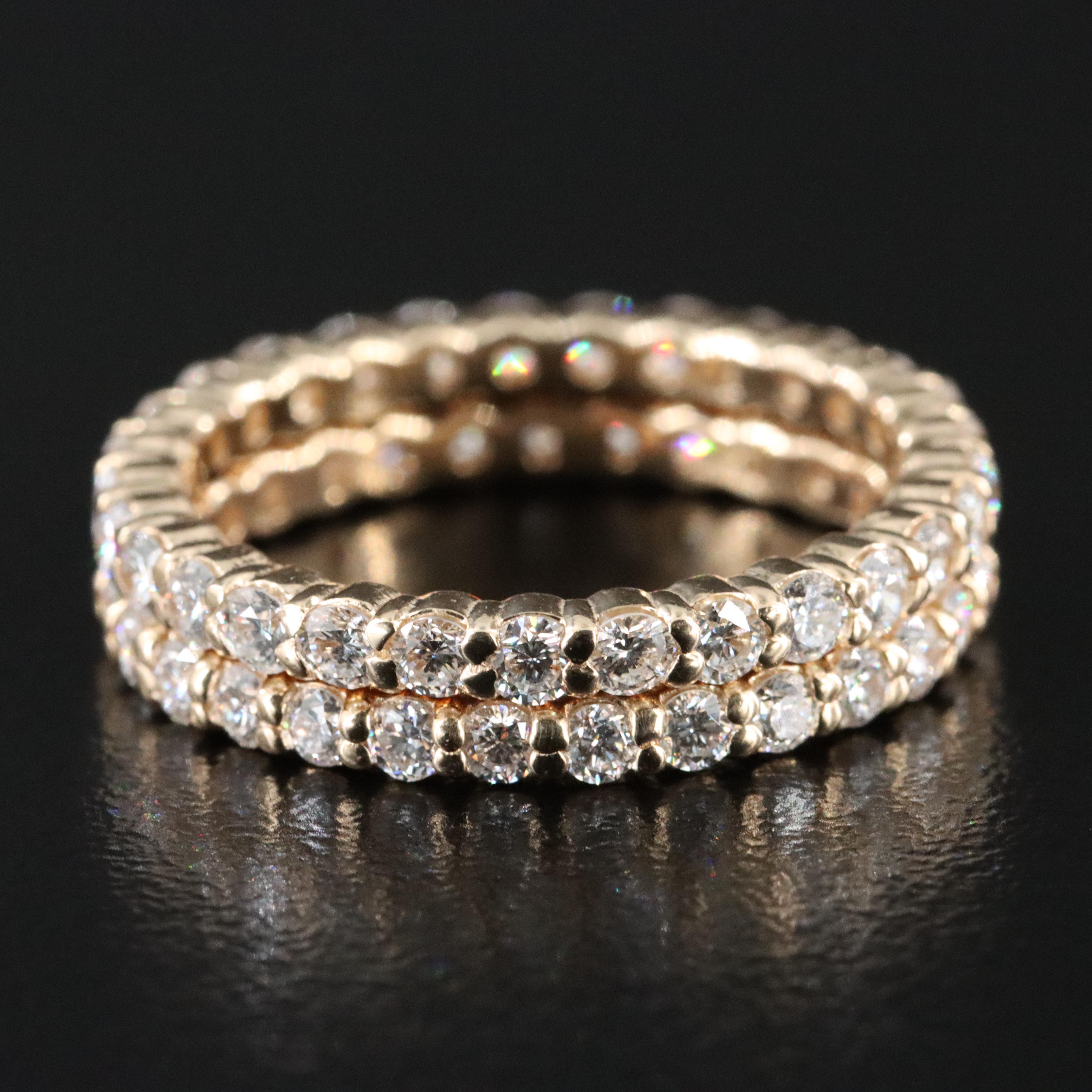 14K 2.01 CTW Lab Grown Diamond Eternity Band
