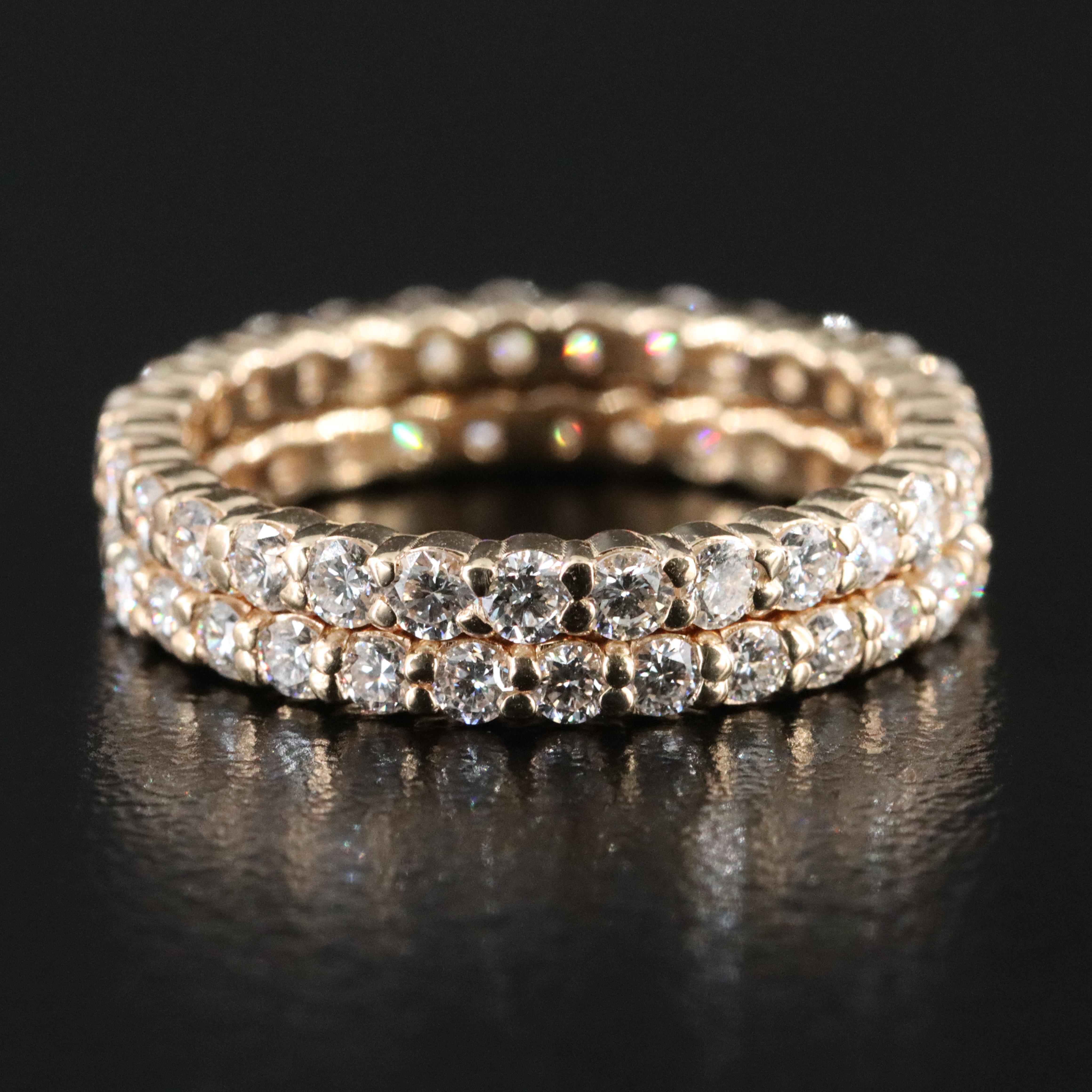 14K 2.01 CTW Lab Grown Diamond Eternity Band