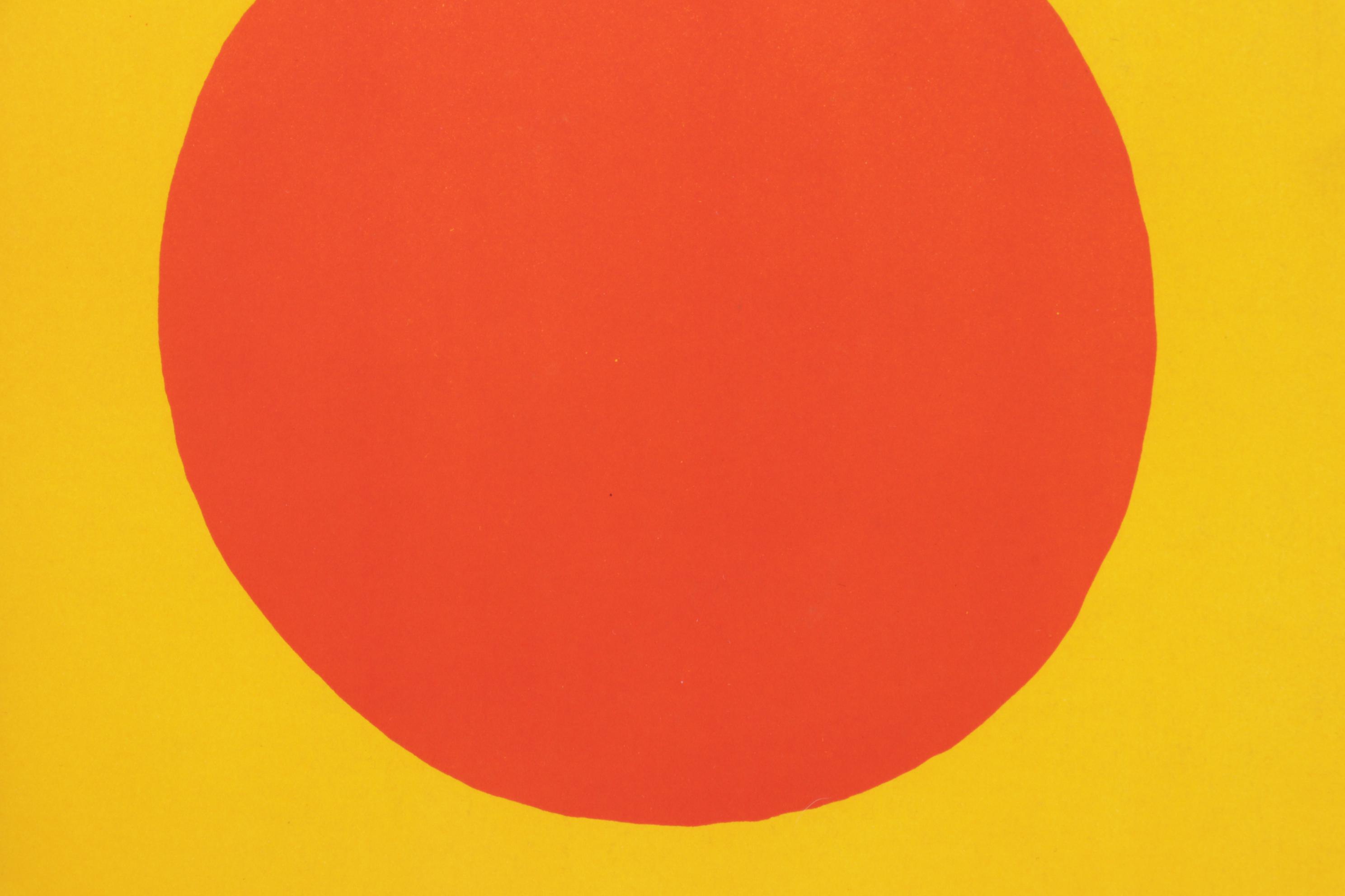 Alexander Calder Color Lithograph for "Derrière le Miroir," 1973