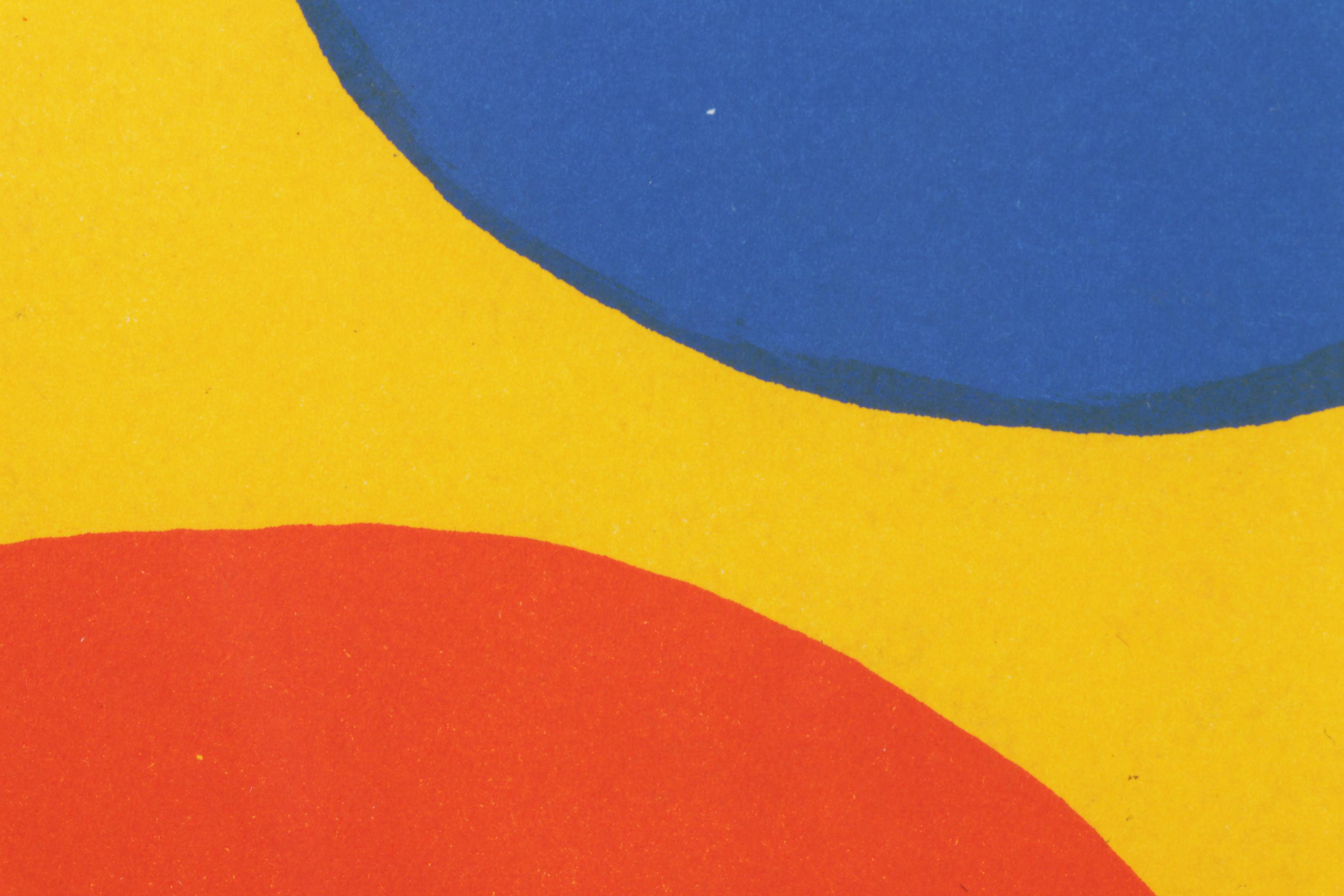 Alexander Calder Color Lithograph for "Derrière le Miroir," 1973