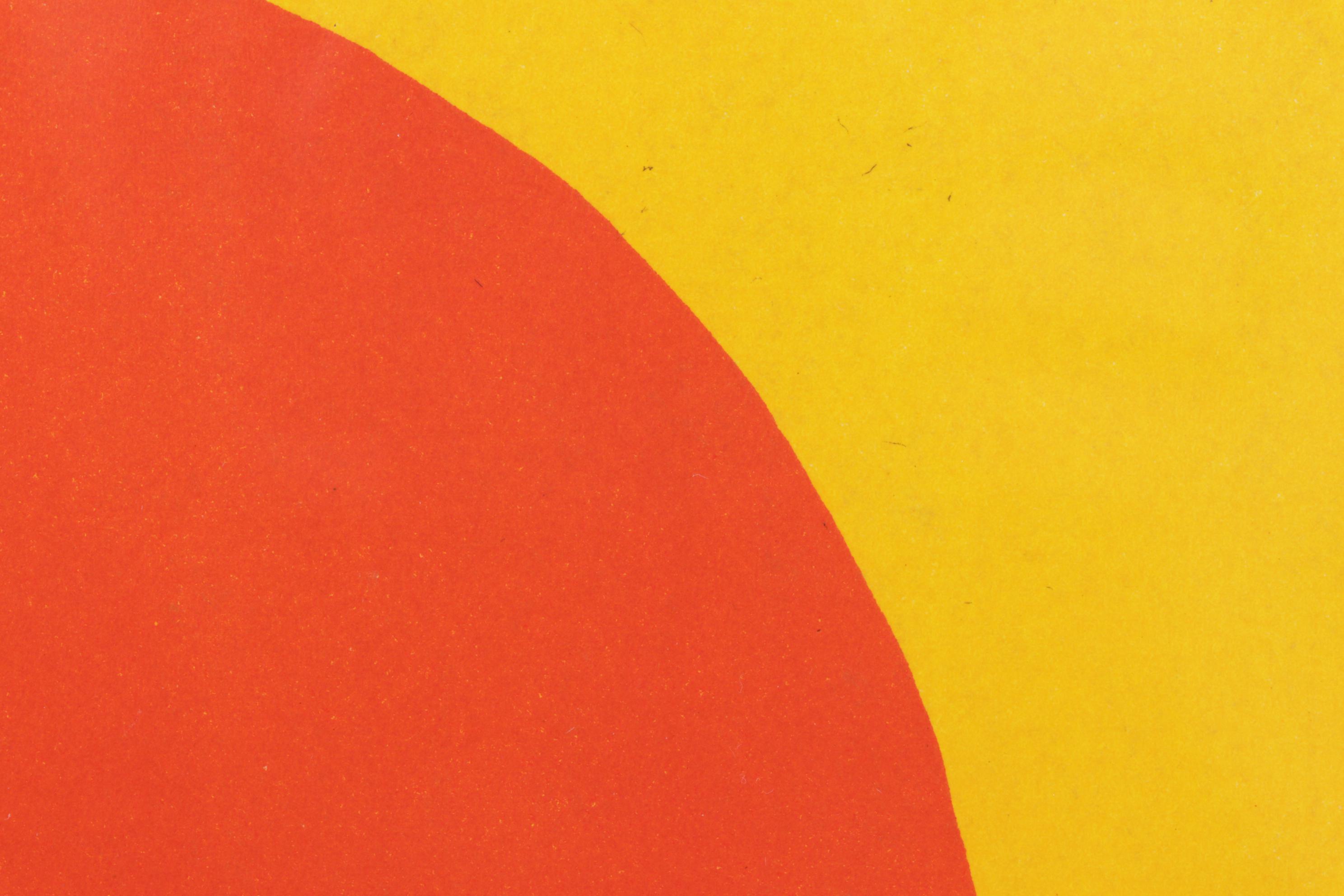 Alexander Calder Color Lithograph for "Derrière le Miroir," 1973