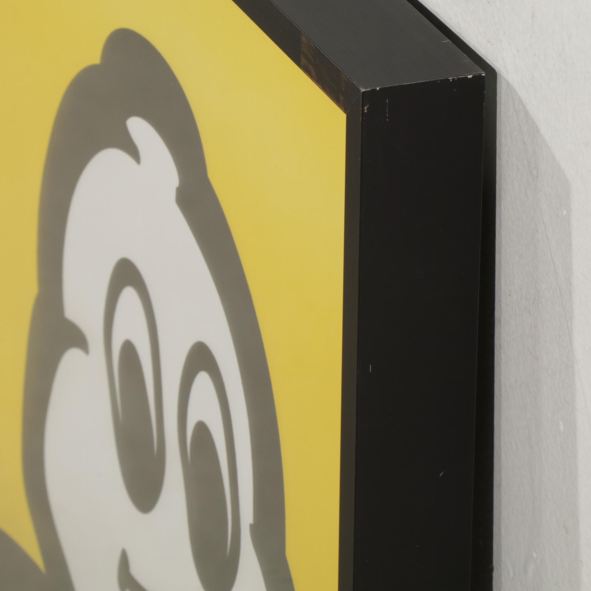 Michelin Man Offset Lithograph Advertising Poster Circa