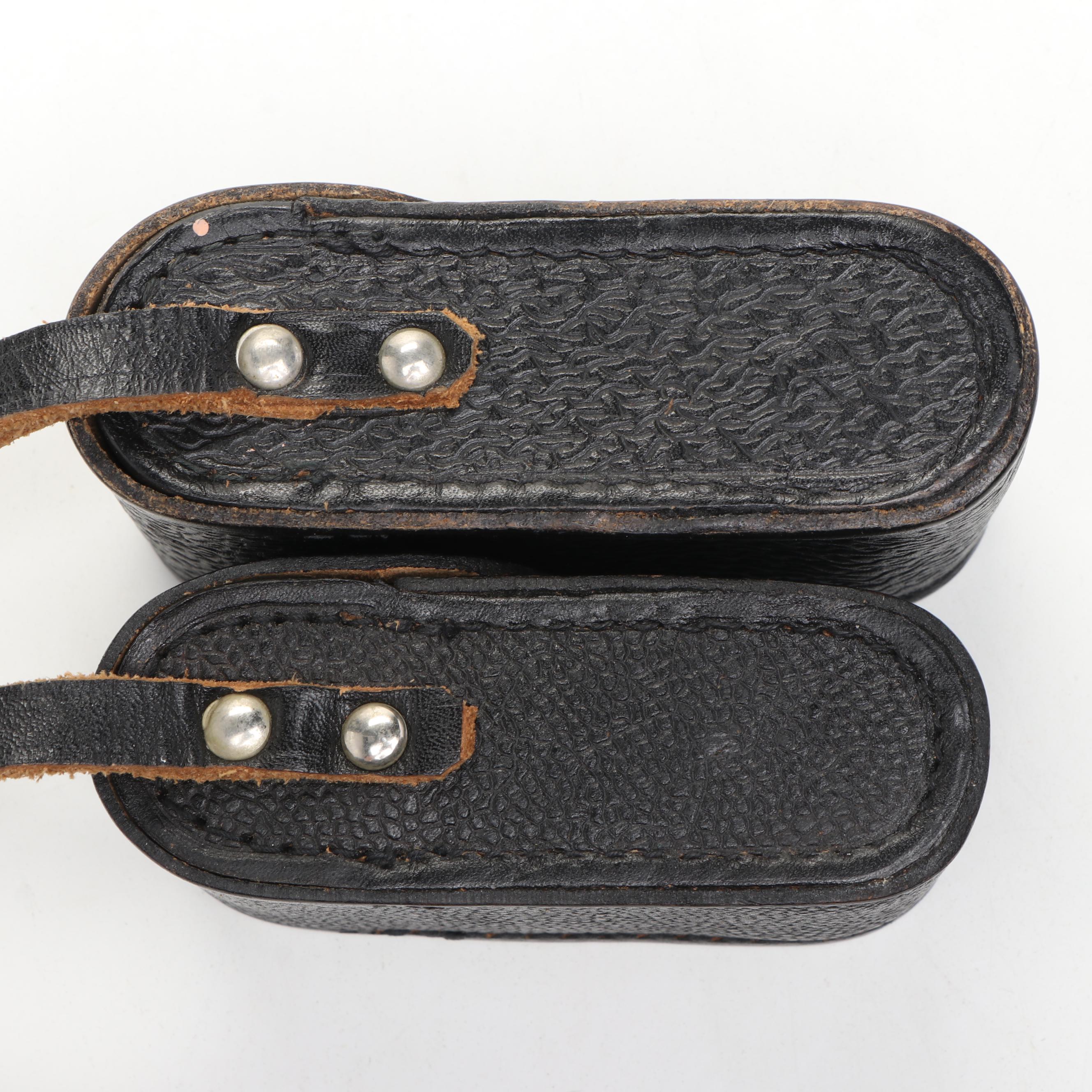 USSR Made Opera Glasses Pair with Leather Cases