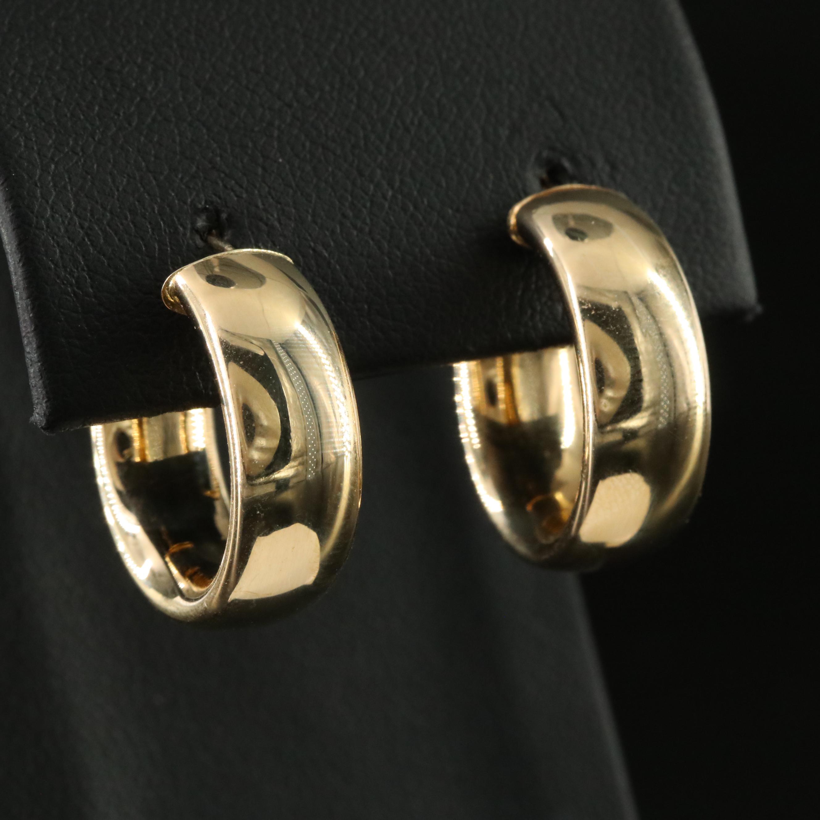 14K Hoops