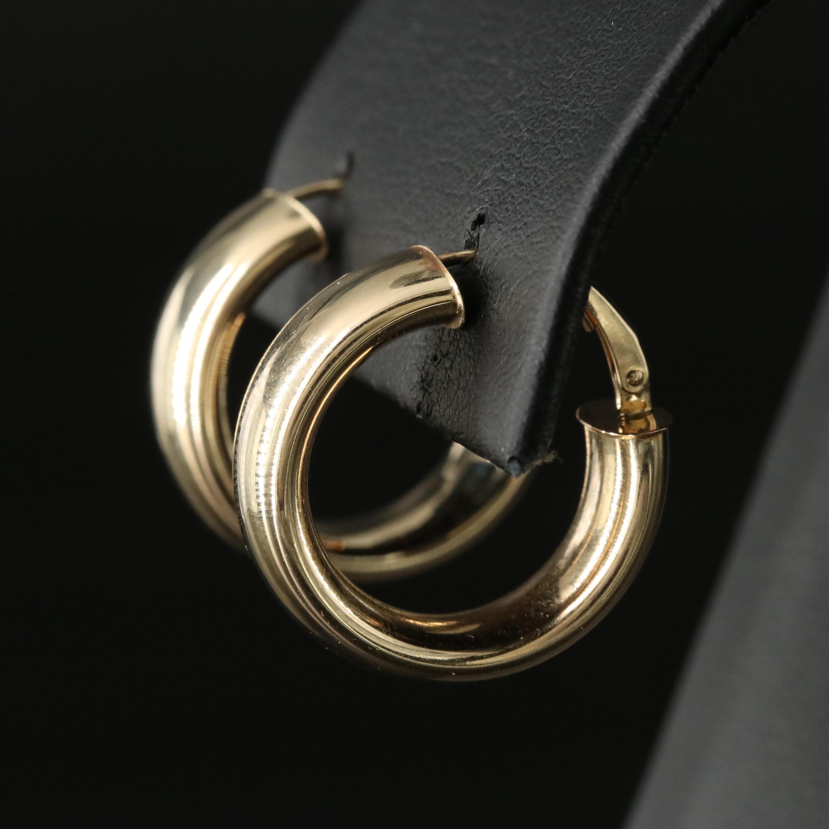 14K Hoops