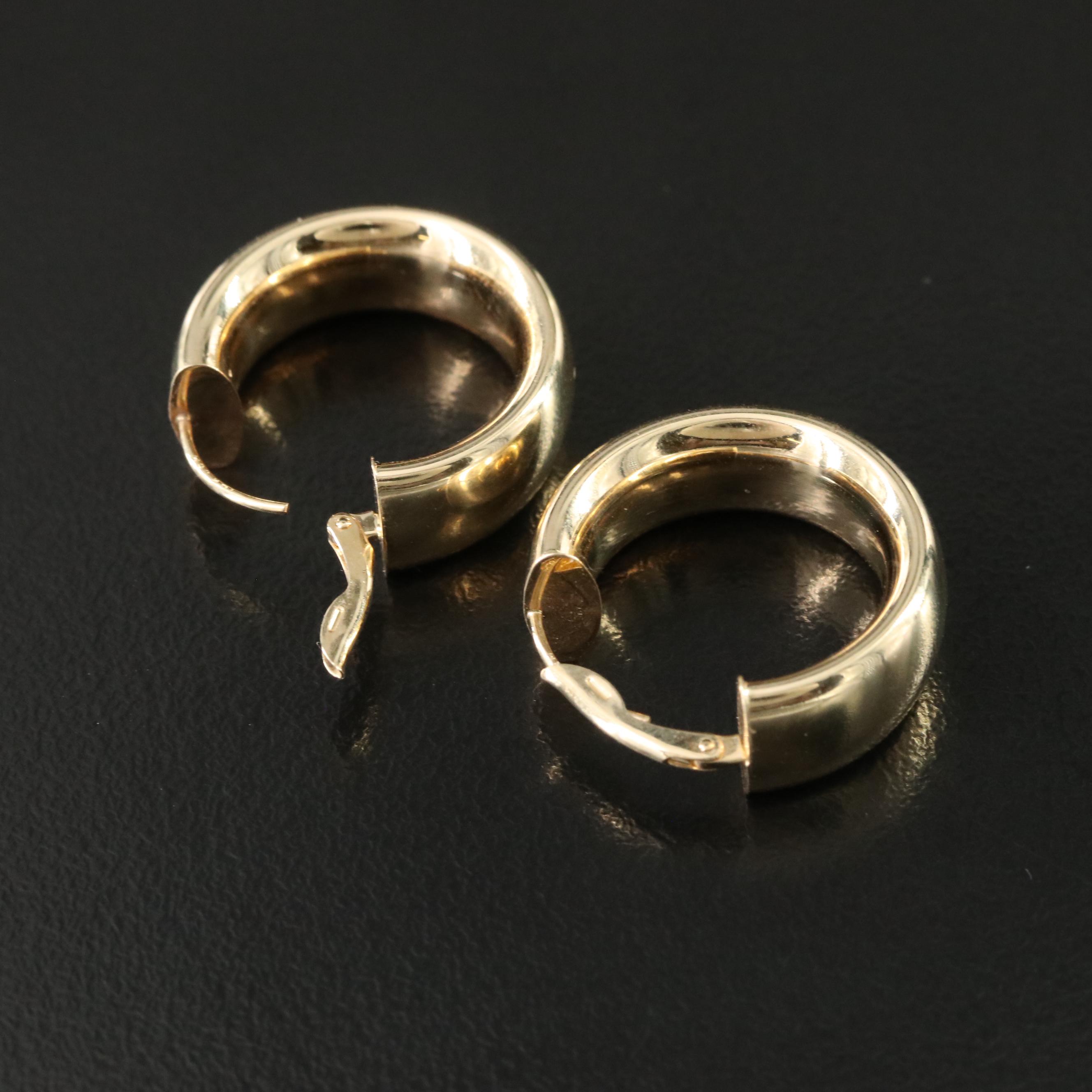14K Hoops