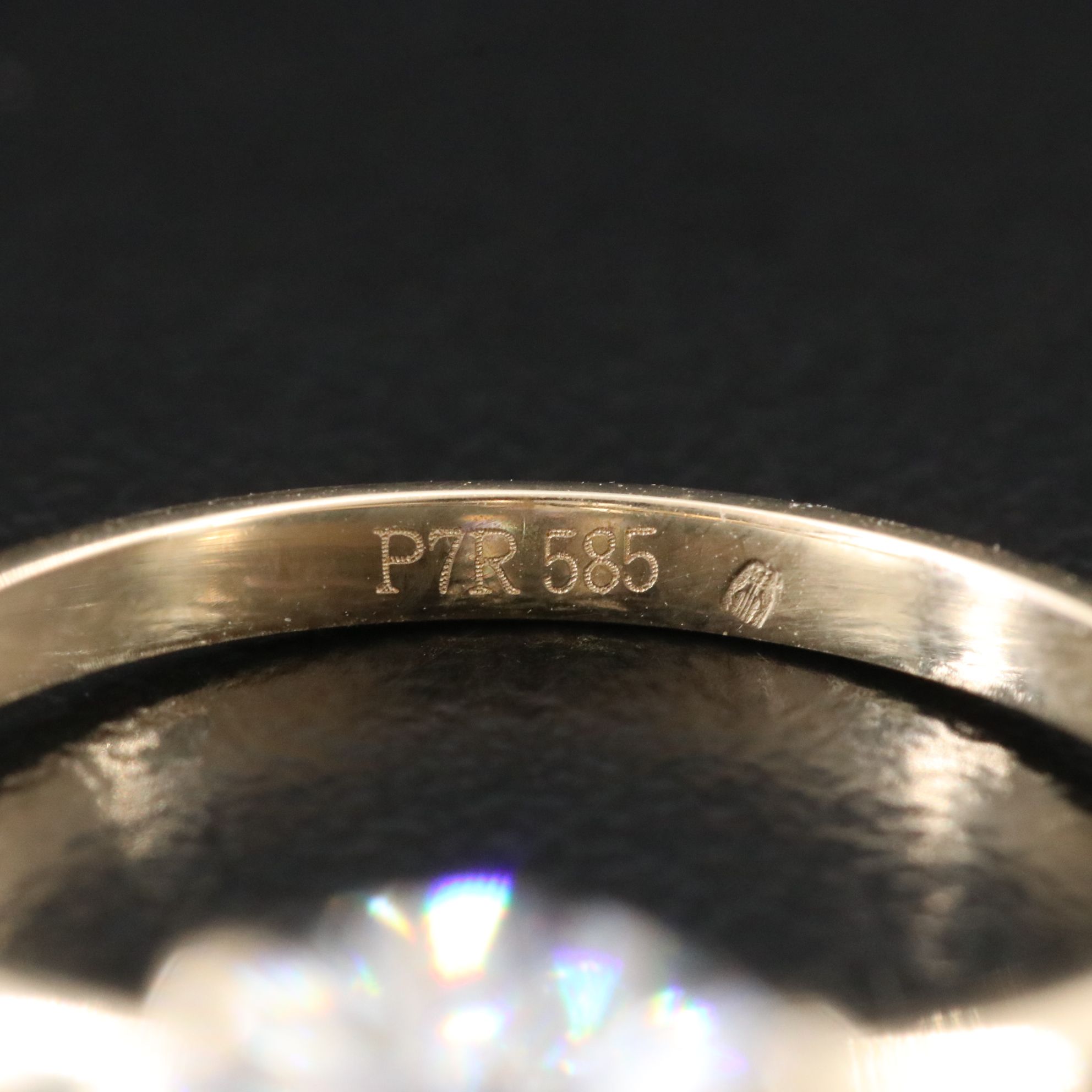 14K 3.05 CT Lab Grown Diamond Solitaire Ring with IGI Report