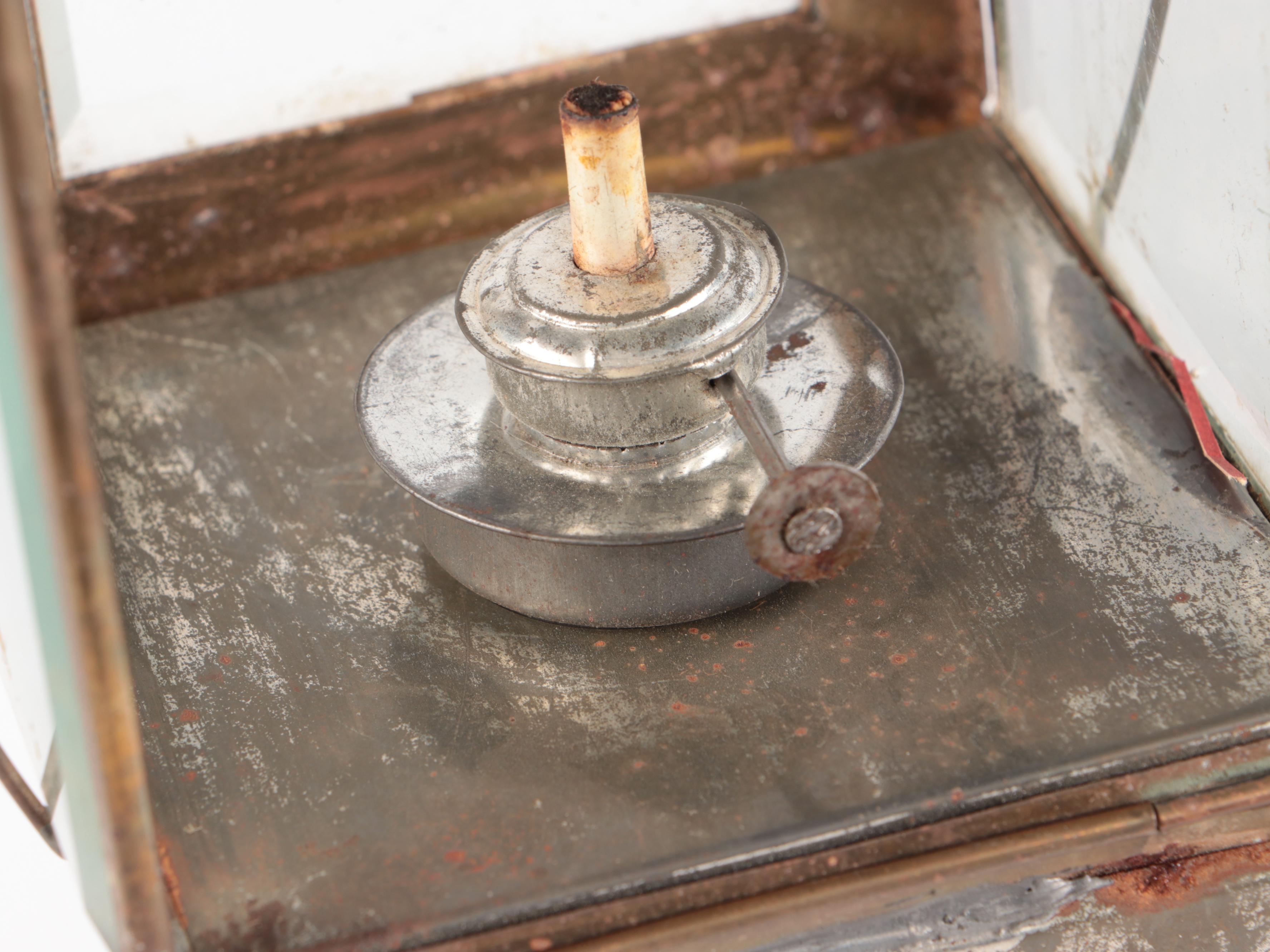 Pair of Victorian Style Brass Oil Carriage Lamps, 20th Century