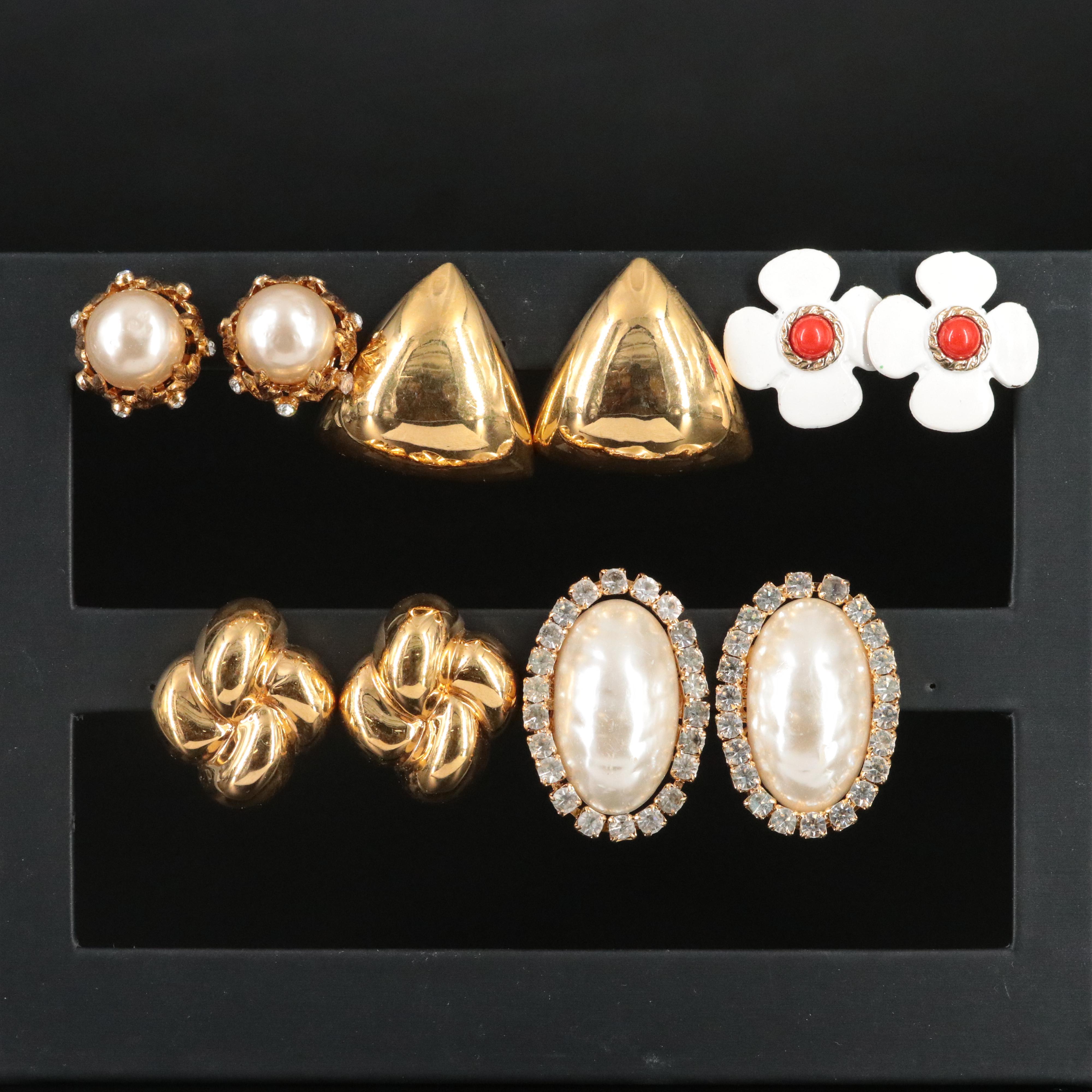Hobé, St. John and Bijoux Charme Featured in Vintage Earring Collection