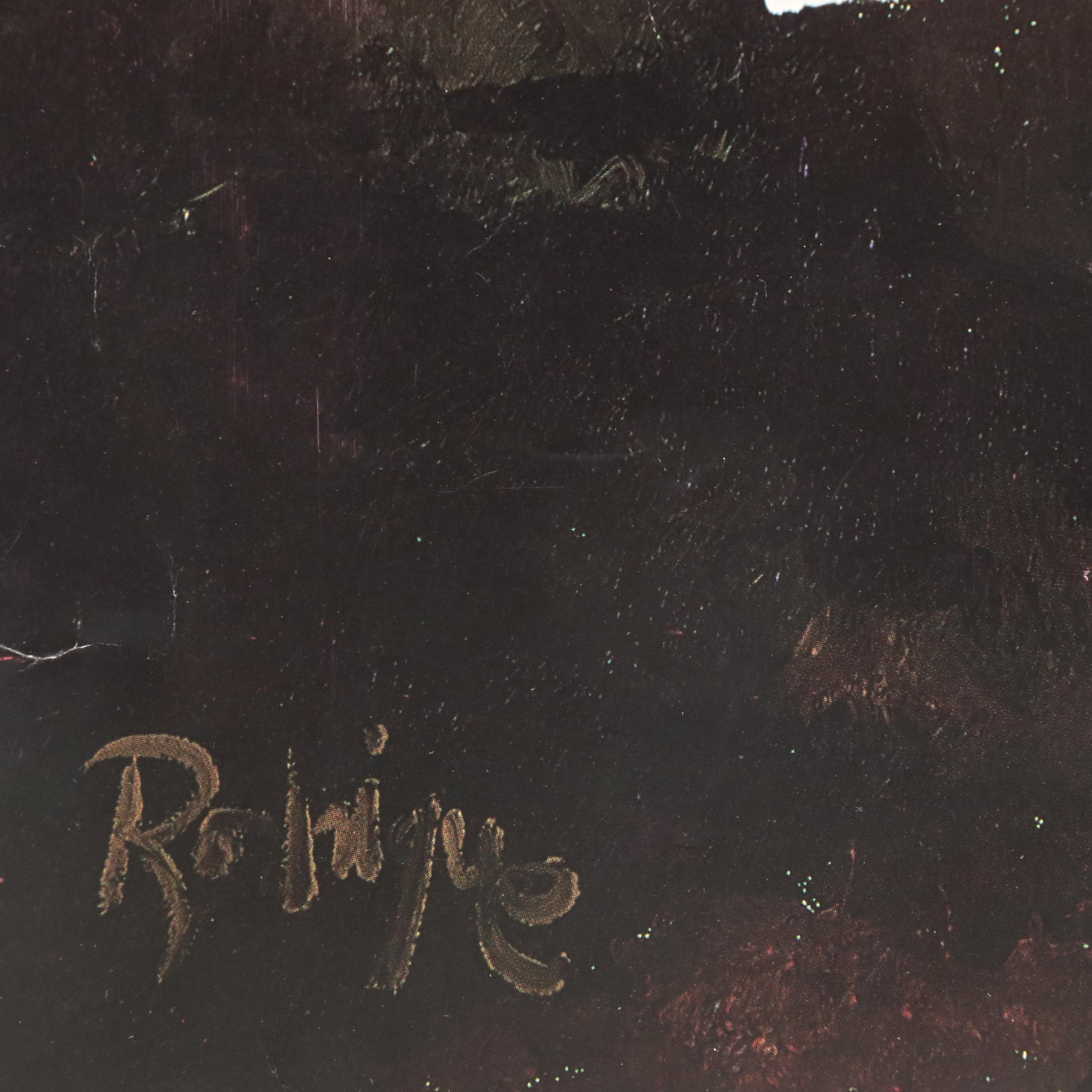 G. Rodrigue Offset Lithograph Poster "Louisiana Writer Gus Weill with Artist"