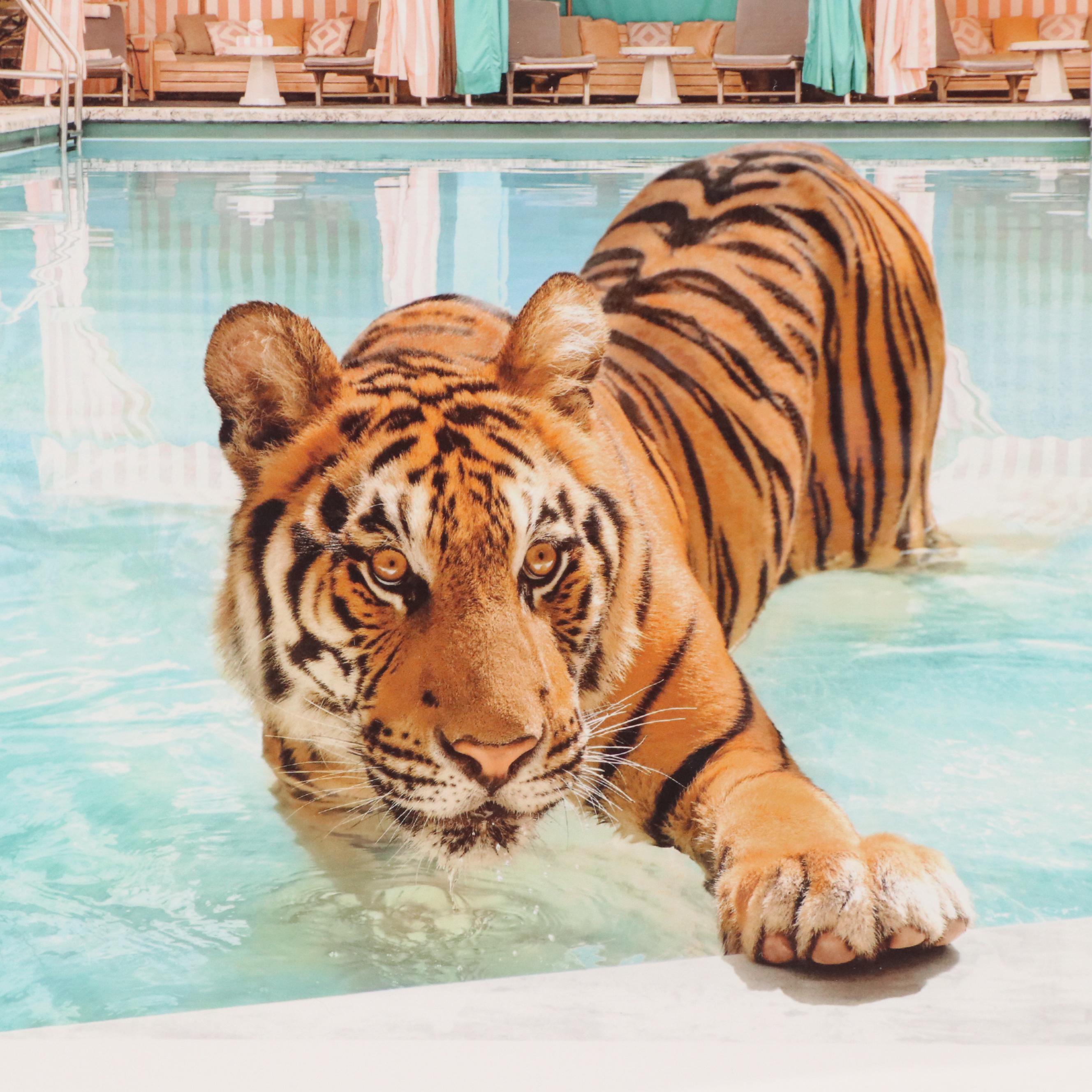 Paul Fuentes Giclée "Cabana Tiger" and "Miami Beach"