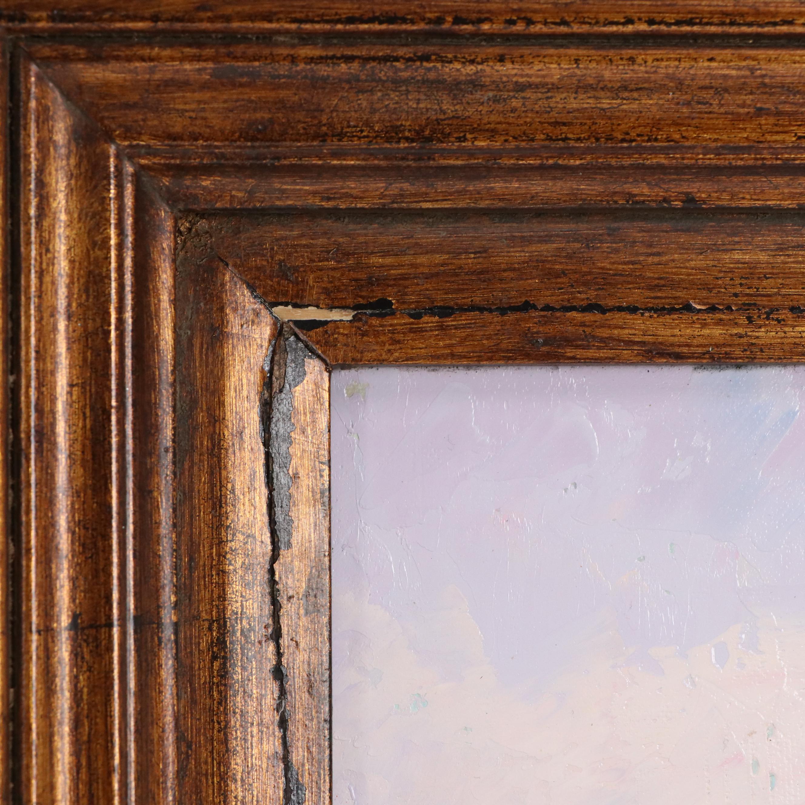 Morgan (Sun-Ki Back) Oil Painting of Bacino di San Marco, Venice, Circa 1998