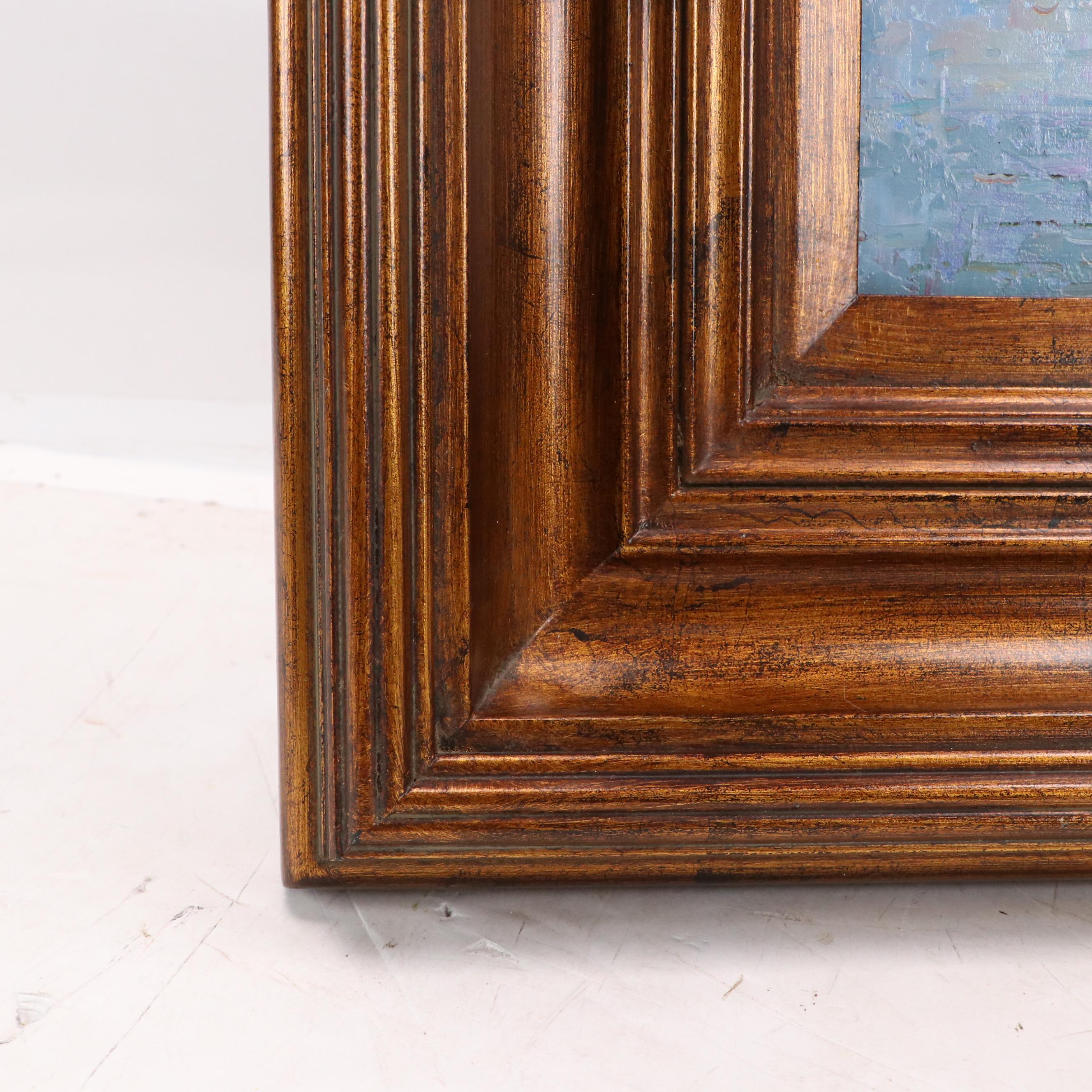 Morgan (Sun-Ki Back) Oil Painting of Bacino di San Marco, Venice, Circa 1998