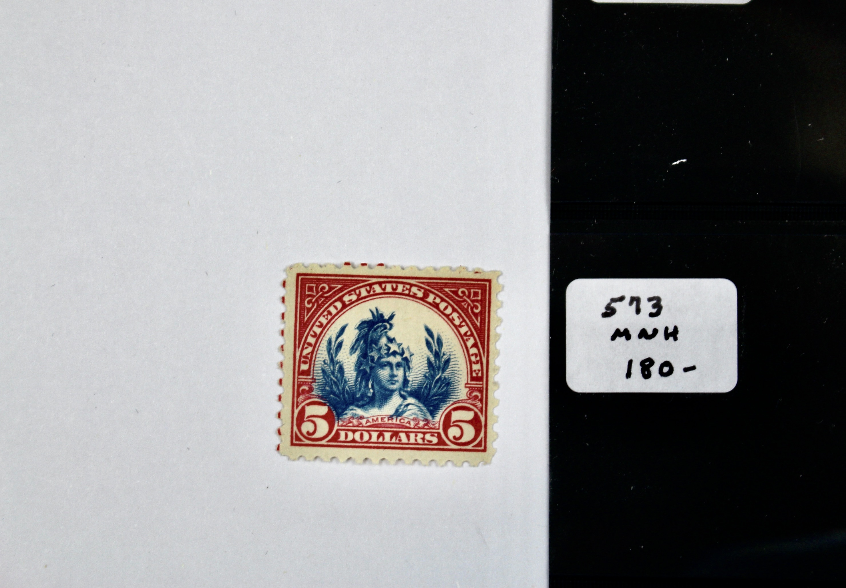 Three Mint Never Hinged High Value Postage Stamps, 1922 to 1925