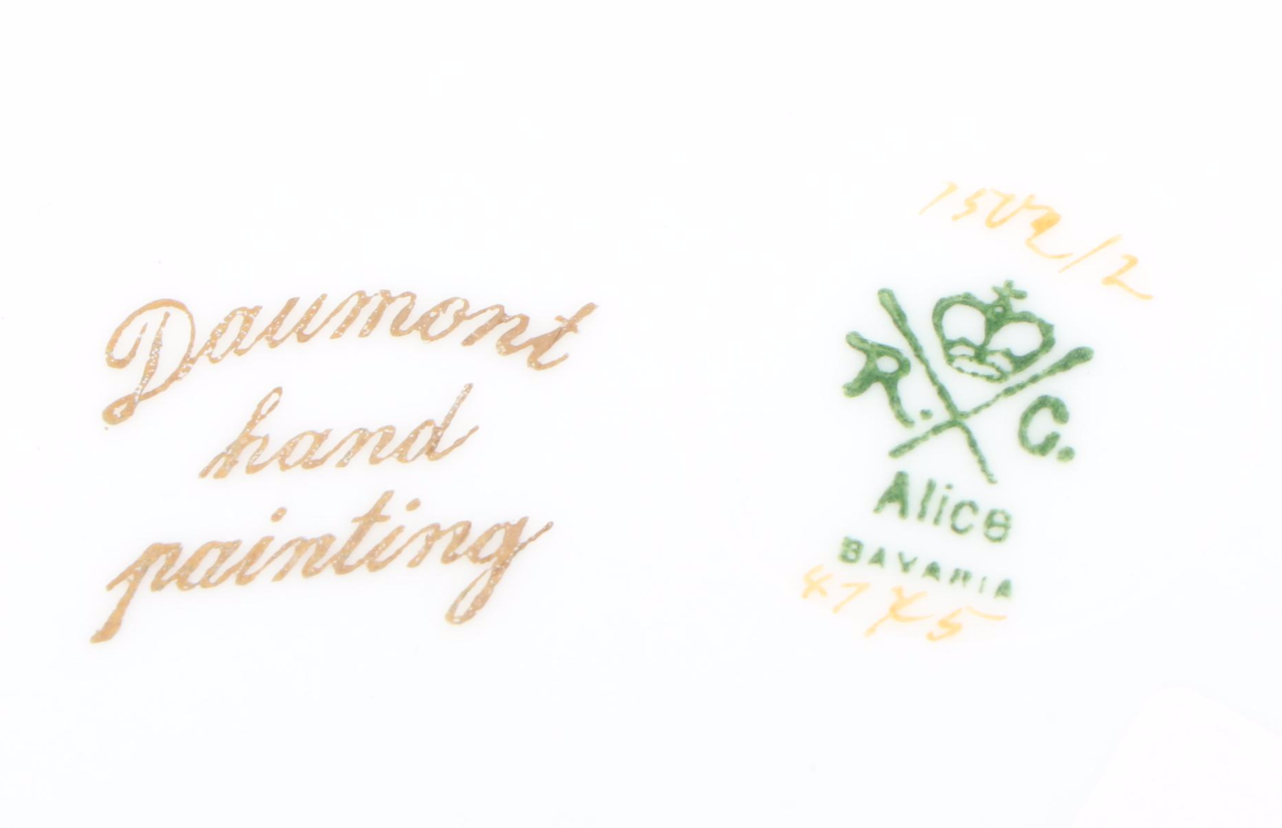 Art Nouveau Majolica Vase with Other Rose Pattern Porcelain Plates and Ewer