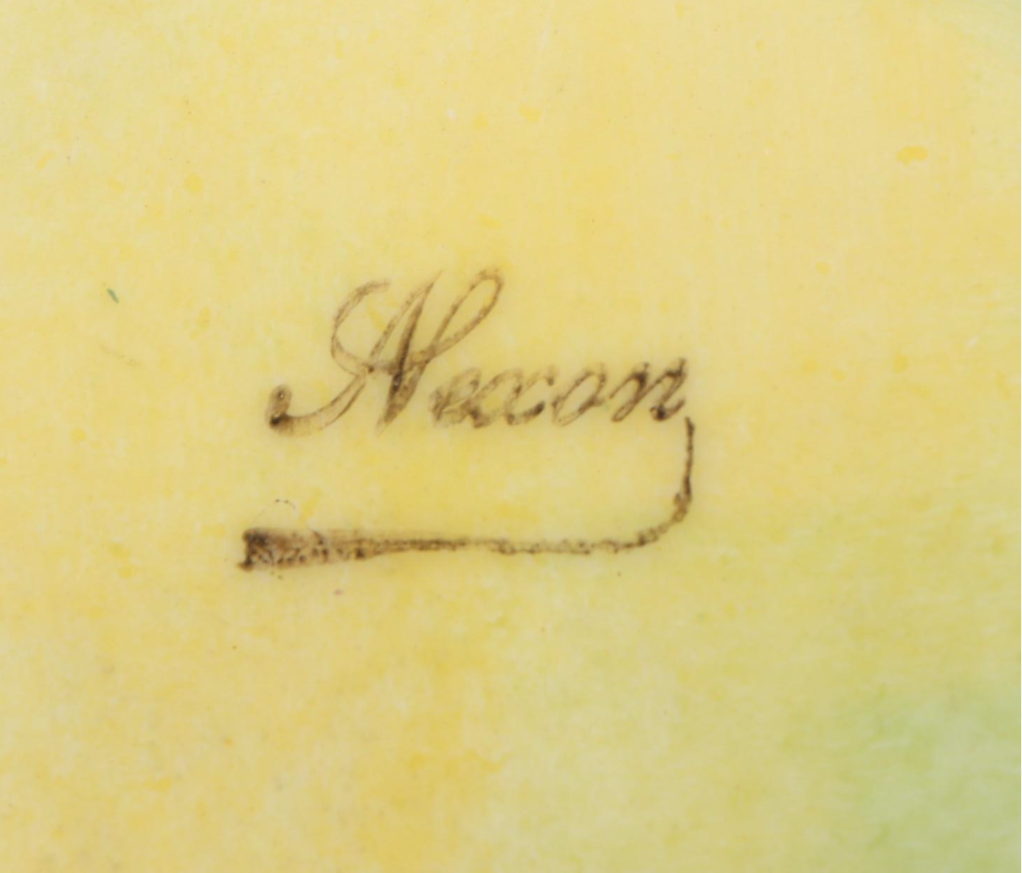 Art Nouveau Majolica Vase with Other Rose Pattern Porcelain Plates and Ewer