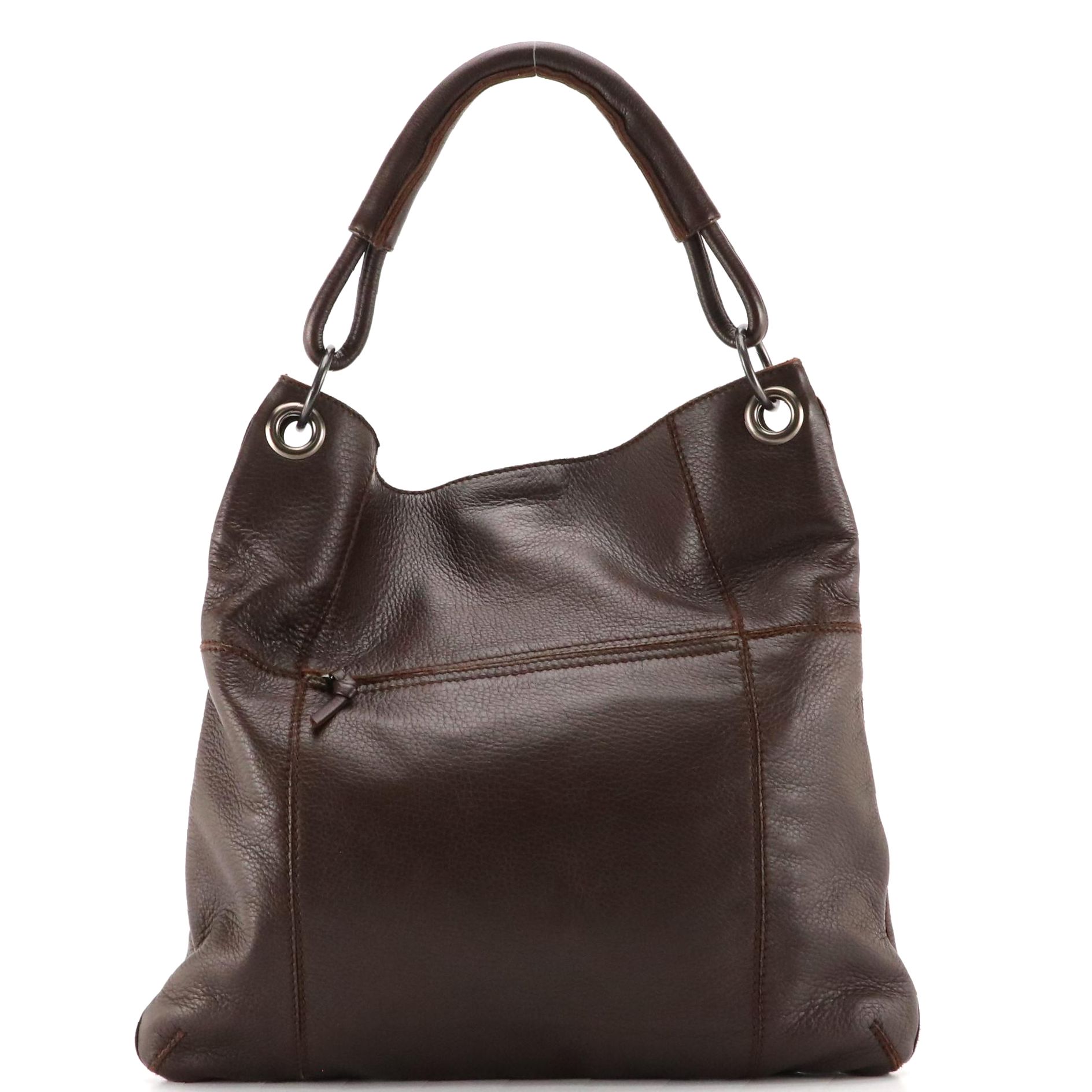 Bottega Veneta Brown Grain Leather Hobo Bag