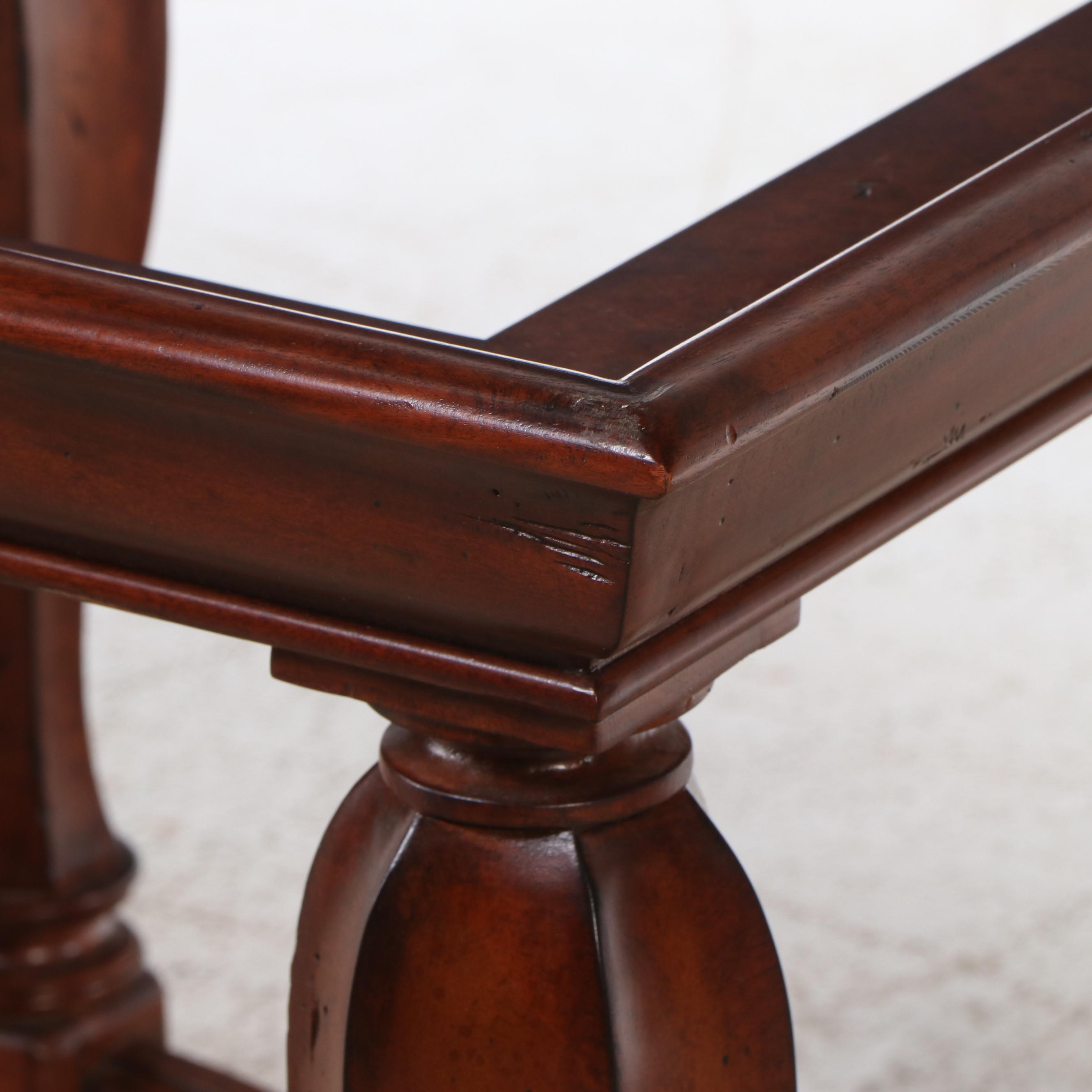 Renaissance Revival Style Mahogany Finish Side Table