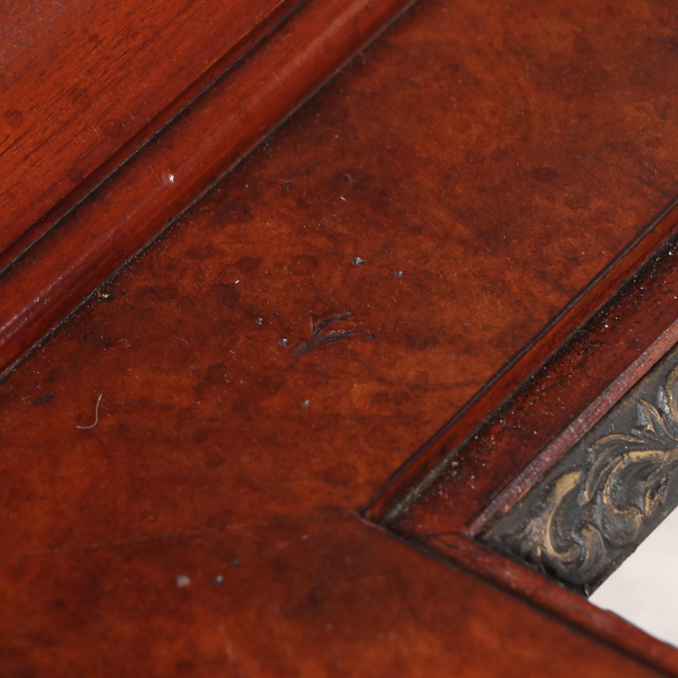 Renaissance Revival Style Mahogany Finish Side Table