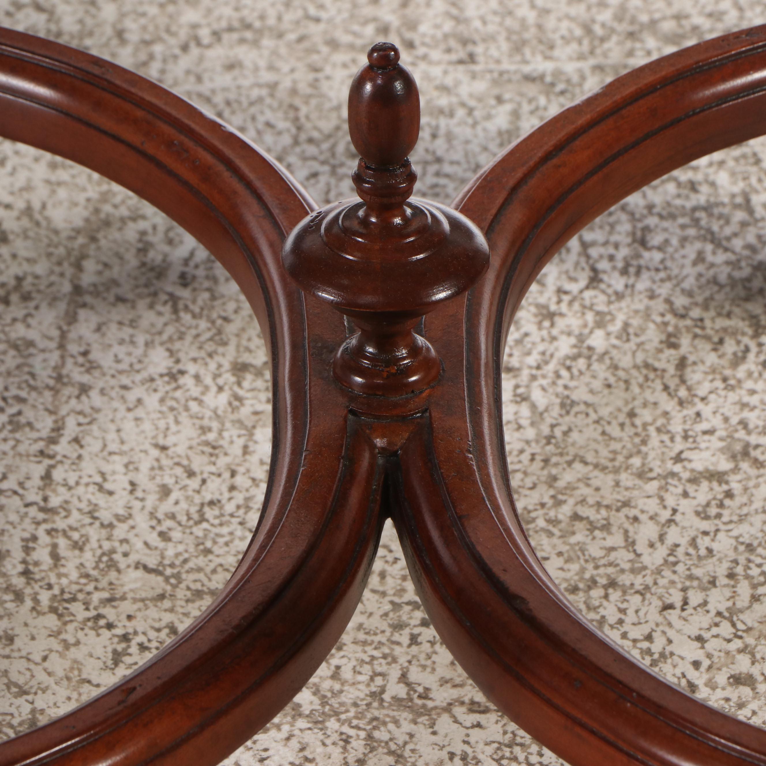 Renaissance Revival Style Mahogany Finish Side Table