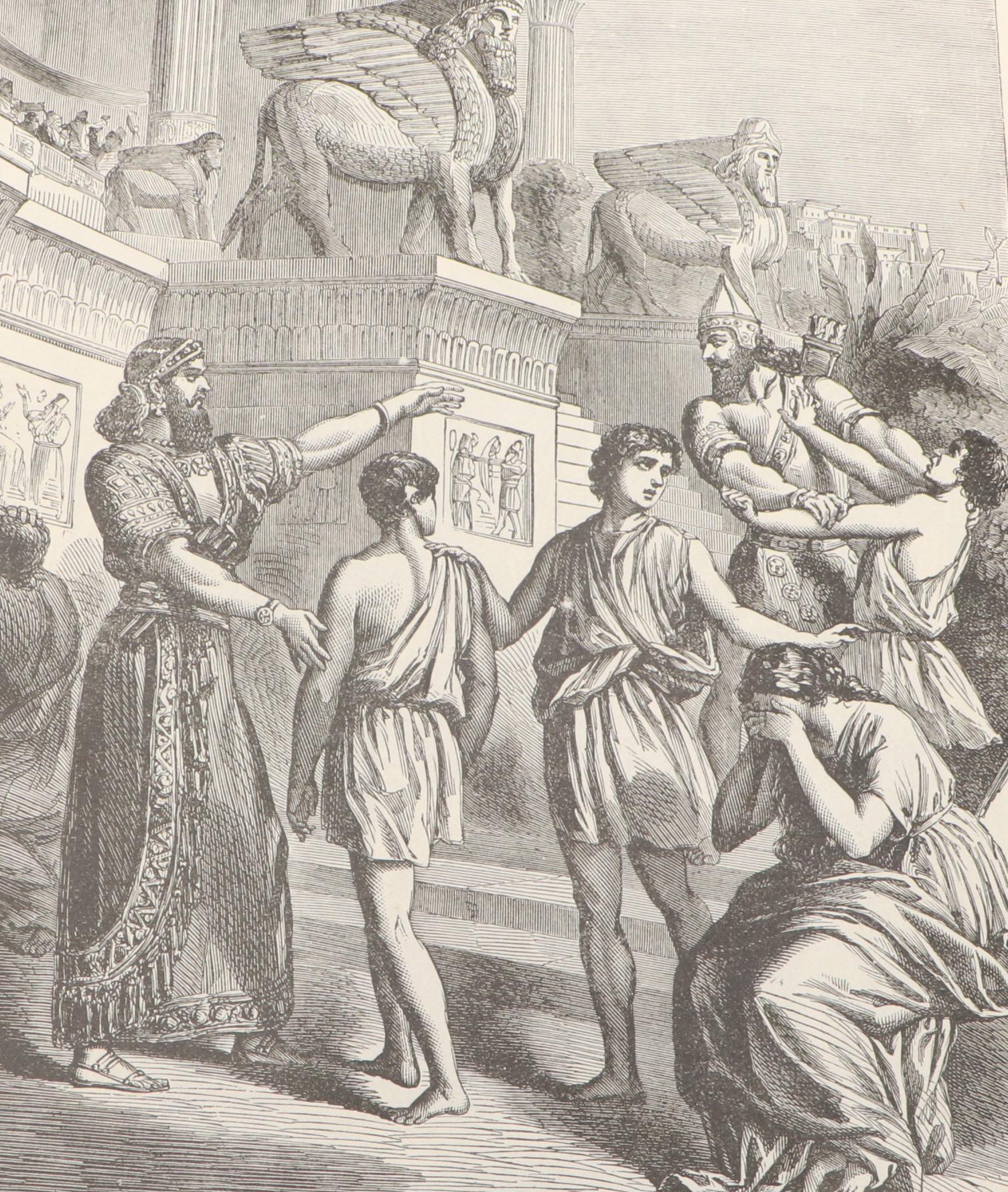 Embossed Leather Holy Bible with Old and New Testaments, 1880