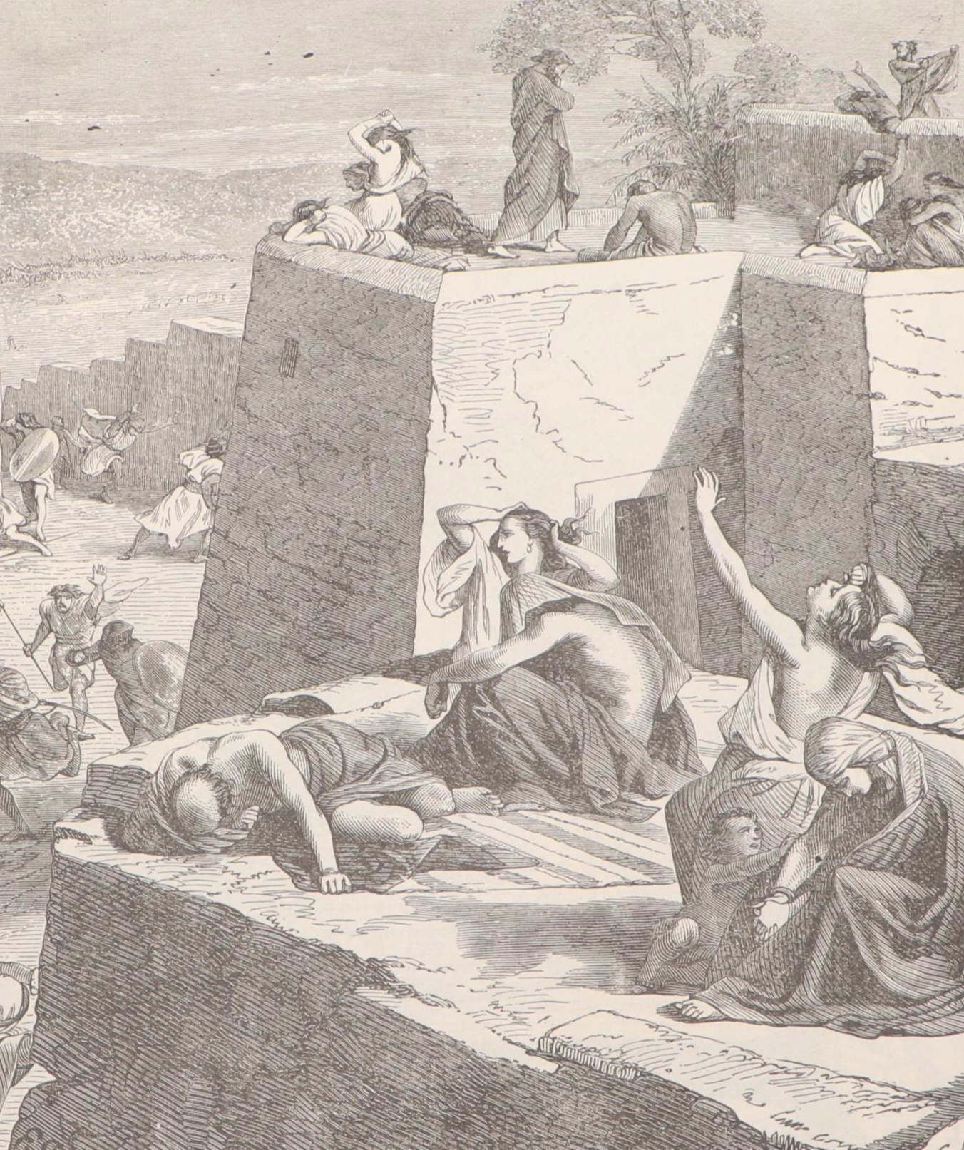 Embossed Leather Holy Bible with Old and New Testaments, 1880