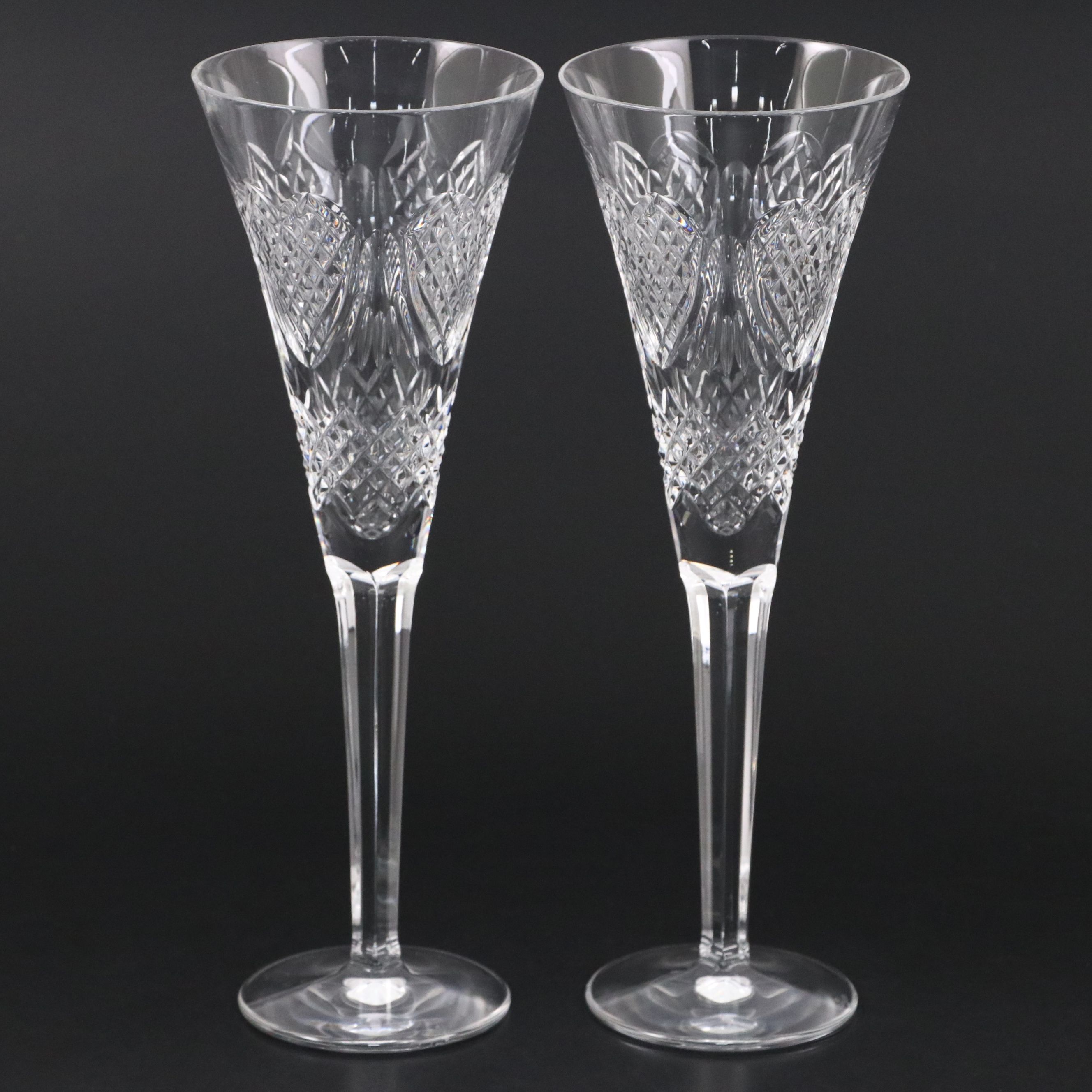 Waterford Crystal Celebration Series "Love" Toasting Flutes