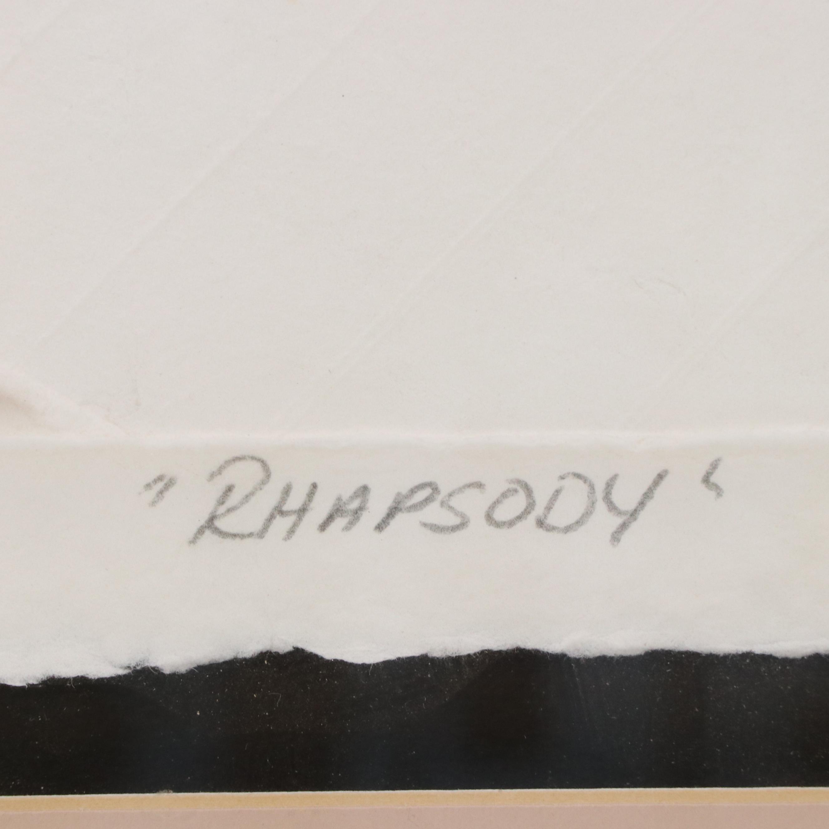 Wesley "Wess" Smith Dimensional Paper Pulp Art "Rhapsody," 1985