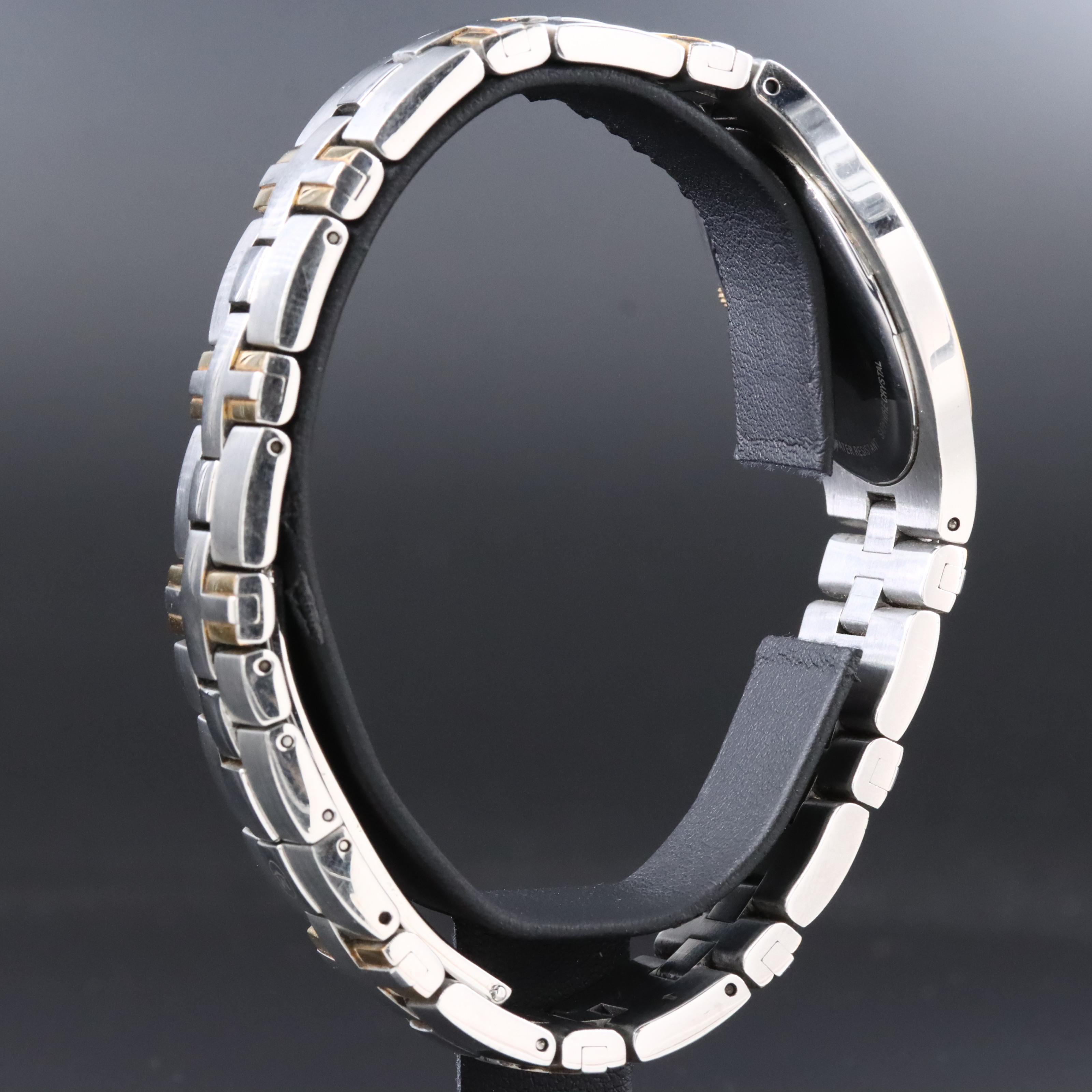 Movado Two-Tone Black Dial Watch