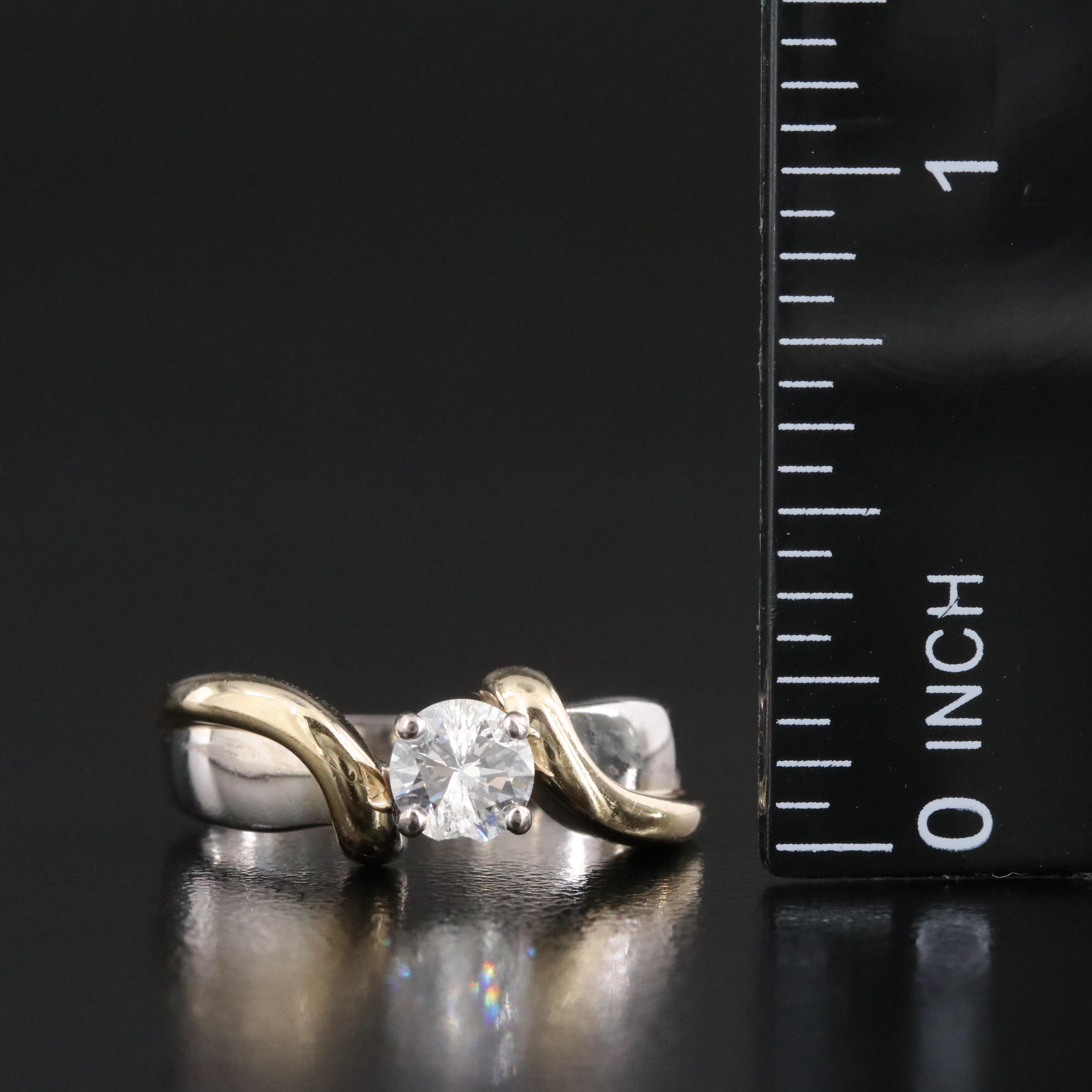 14K 0.56 CT Diamond Ring