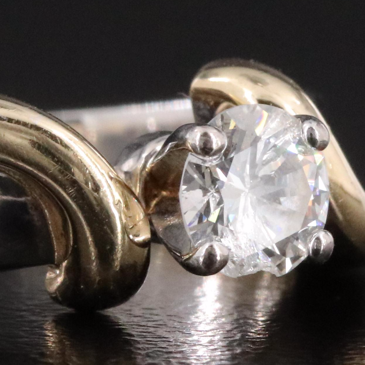 14K 0.56 CT Diamond Ring